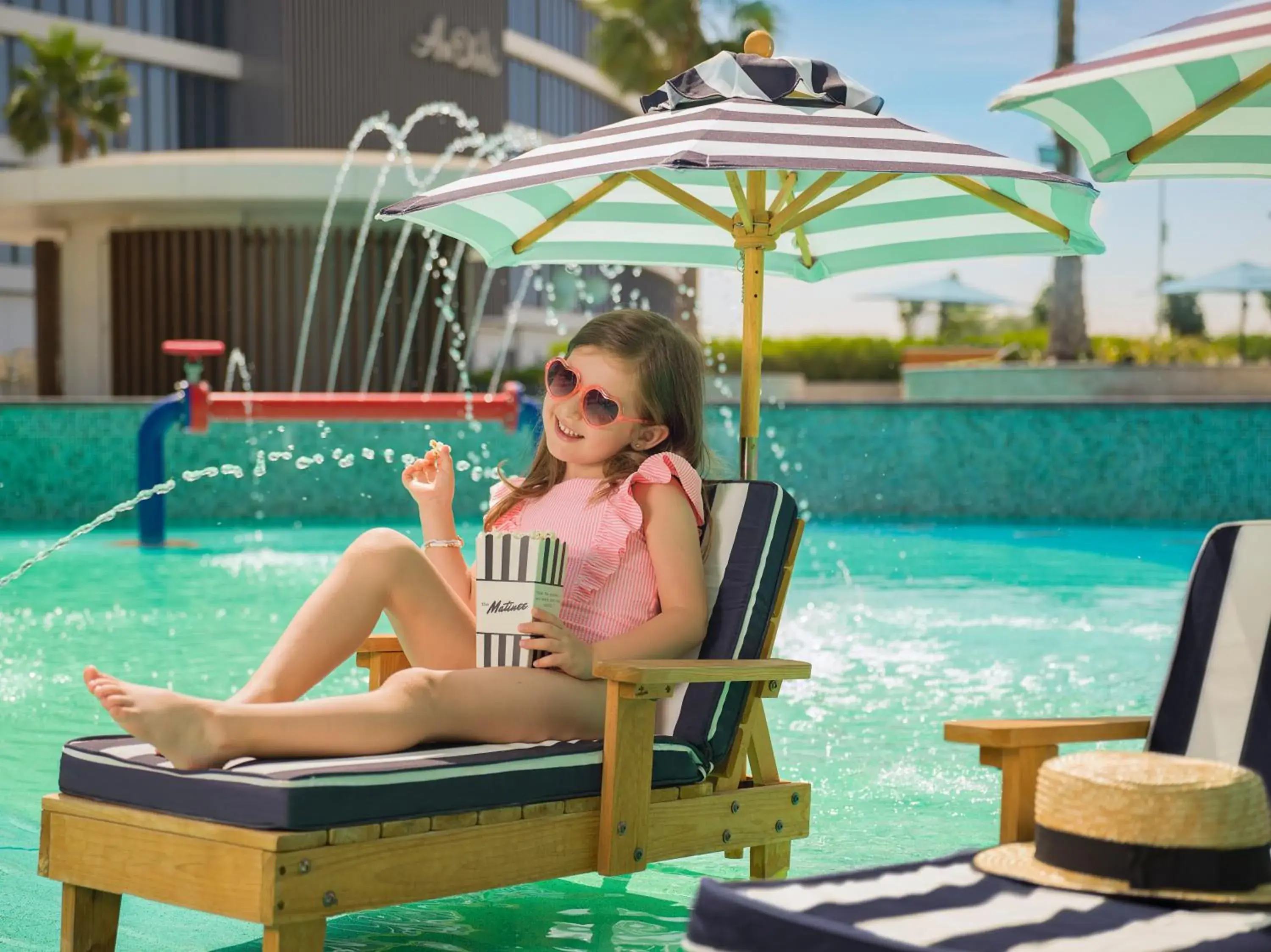 Swimming pool in The WB Abu Dhabi, Curio Collection By Hilton Swimming pool in The WB Abu Dhabi, Curio Collection By Hilton