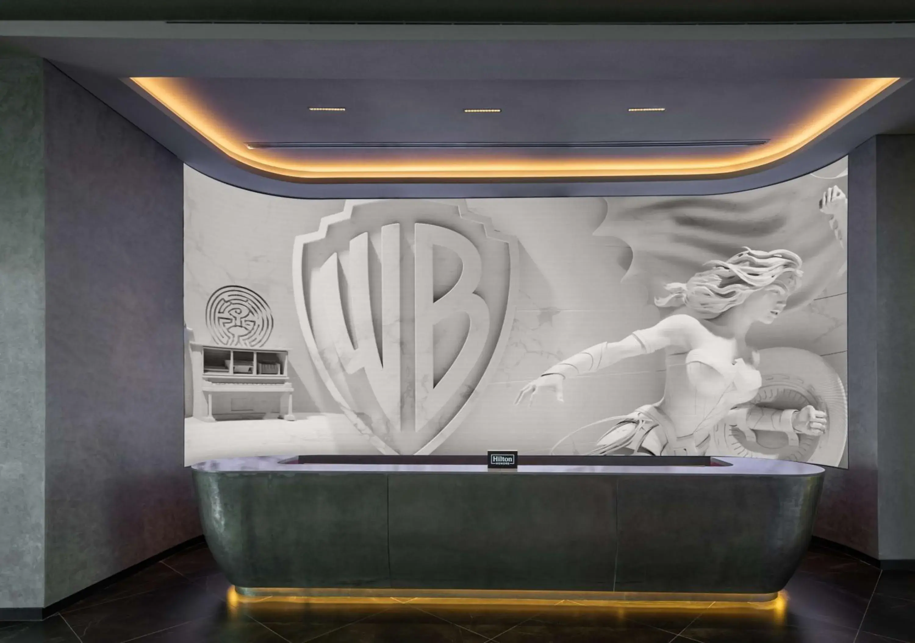 Lobby or reception in The WB Abu Dhabi, Curio Collection By Hilton Lobby or reception in The WB Abu Dhabi, Curio Collection By Hilton