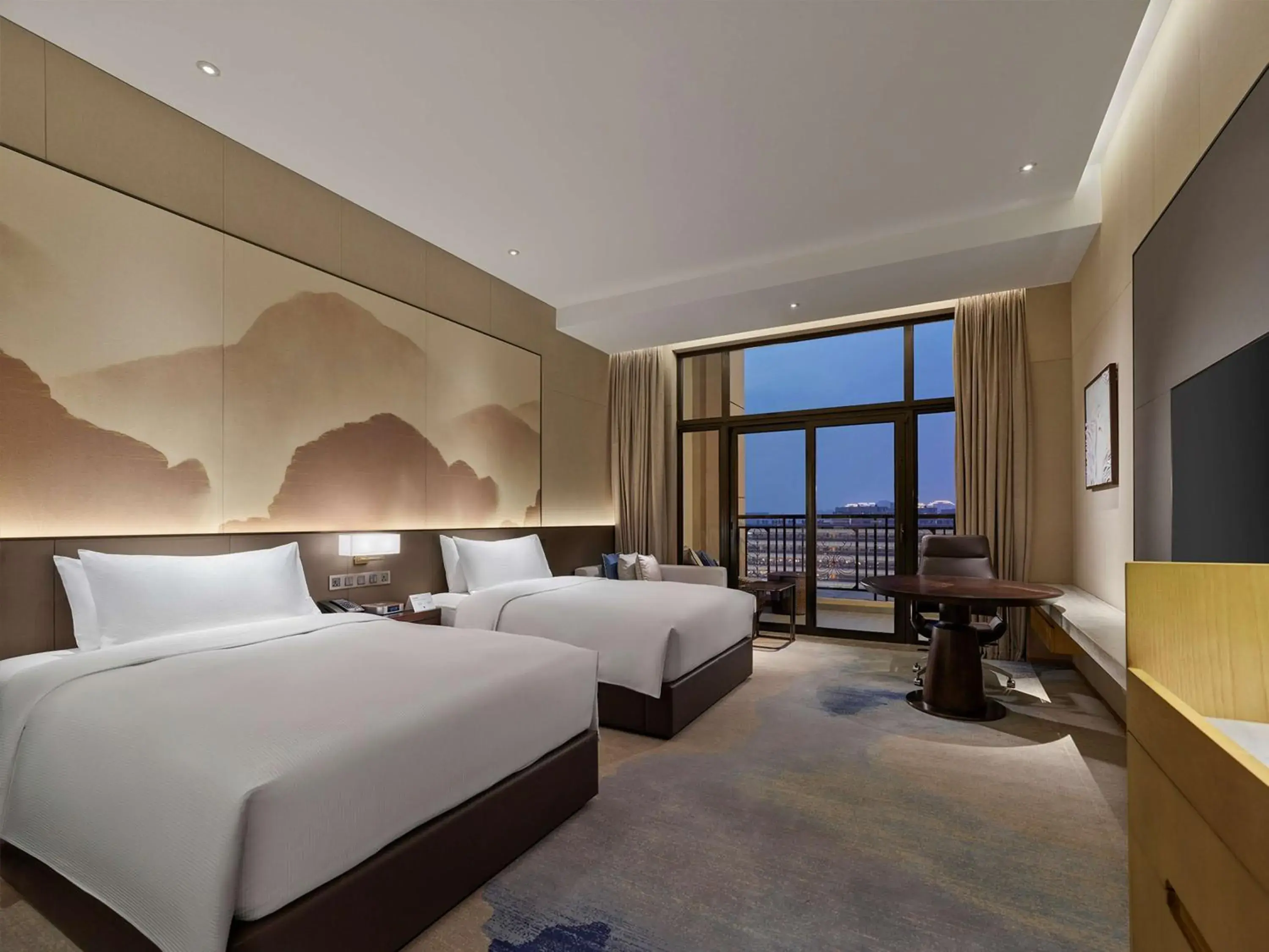 Executive Twin Room in Doubletree By Hilton Quzhou Executive Twin Room in Doubletree By Hilton Quzhou