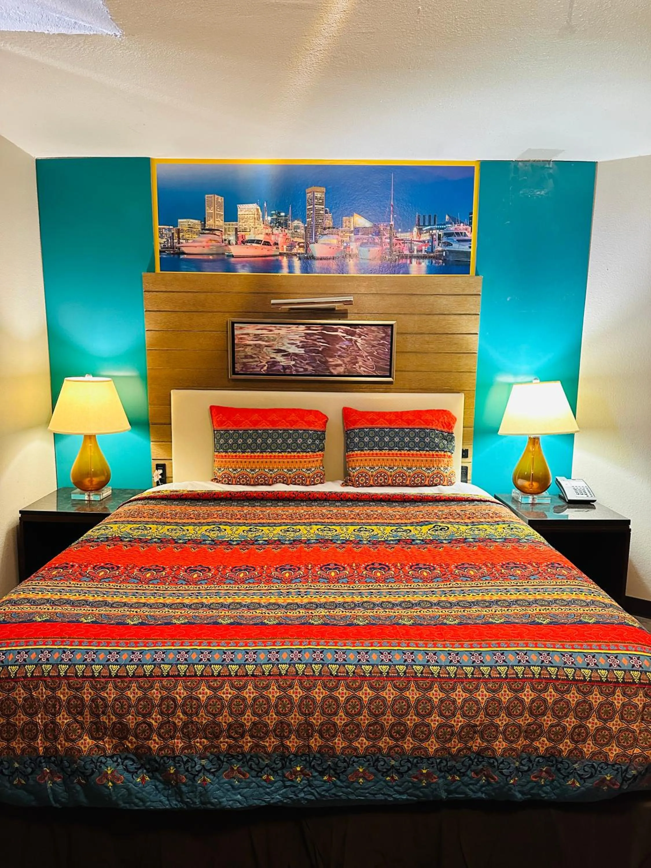 Bed in The Mt Vernon Inn