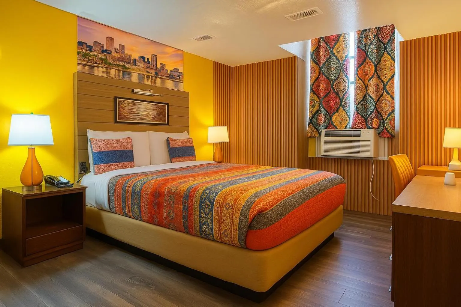 Bed in The Mt Vernon Inn