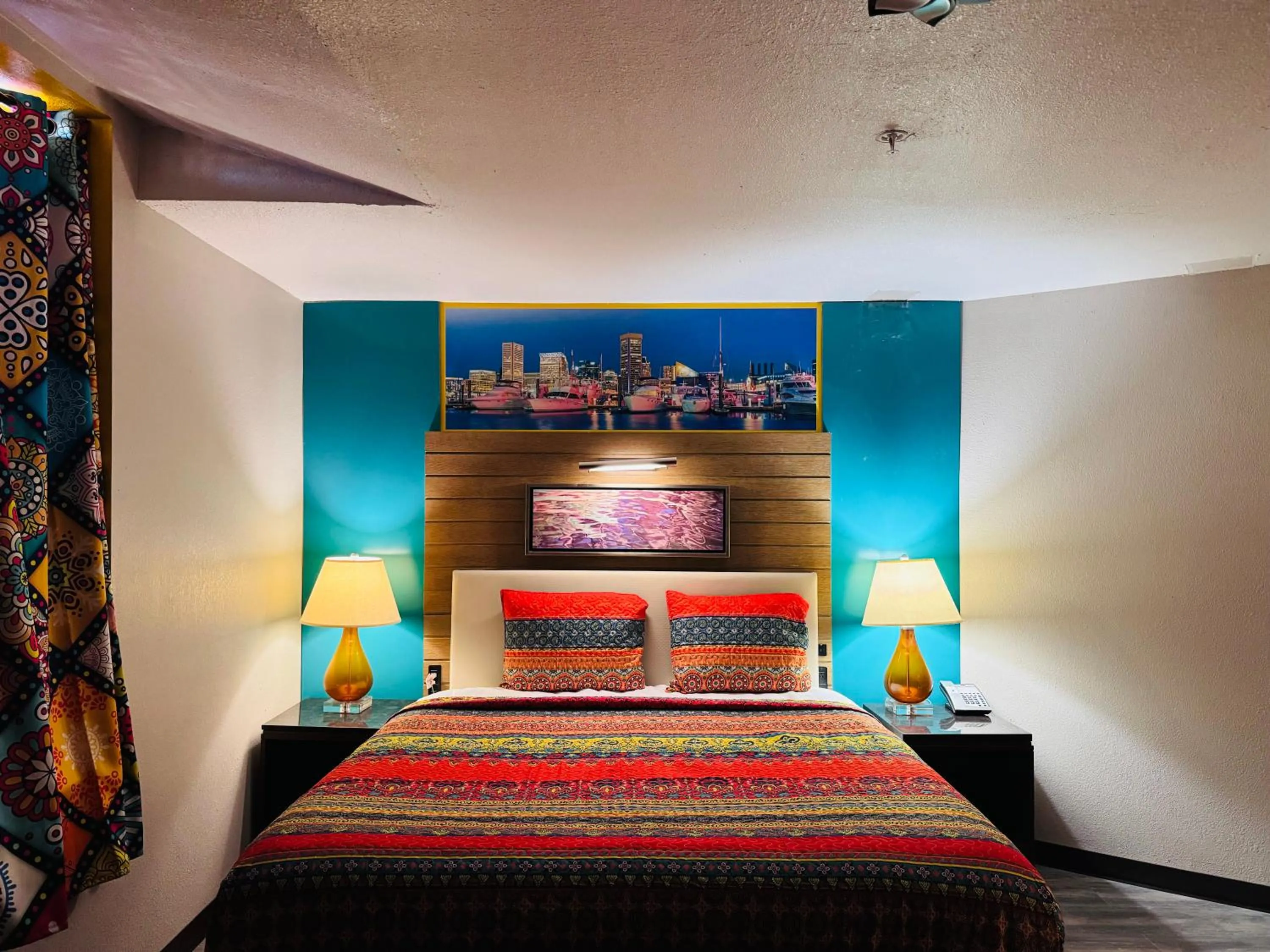 Bed in The Mt Vernon Inn