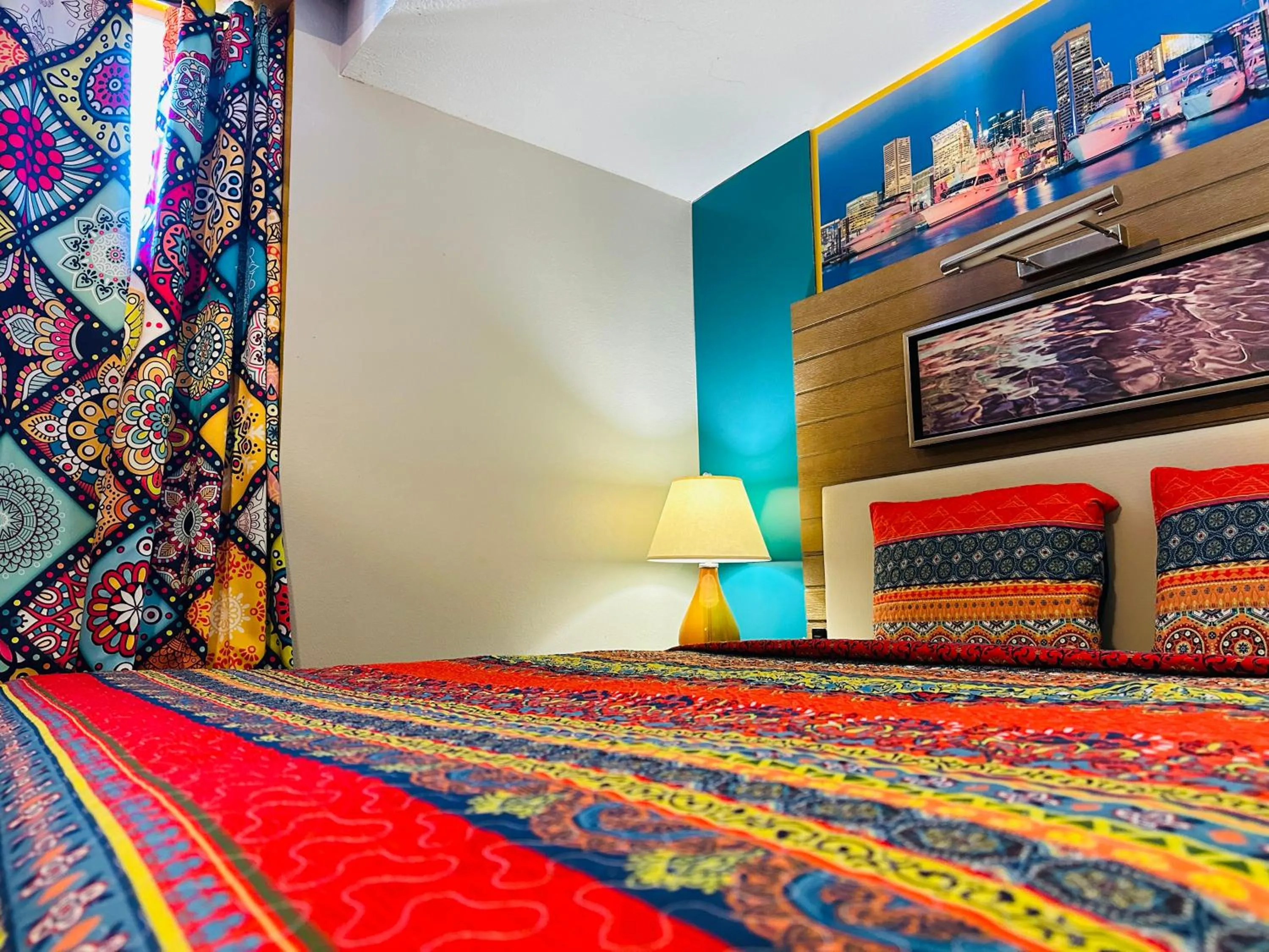 Bed in The Mt Vernon Inn