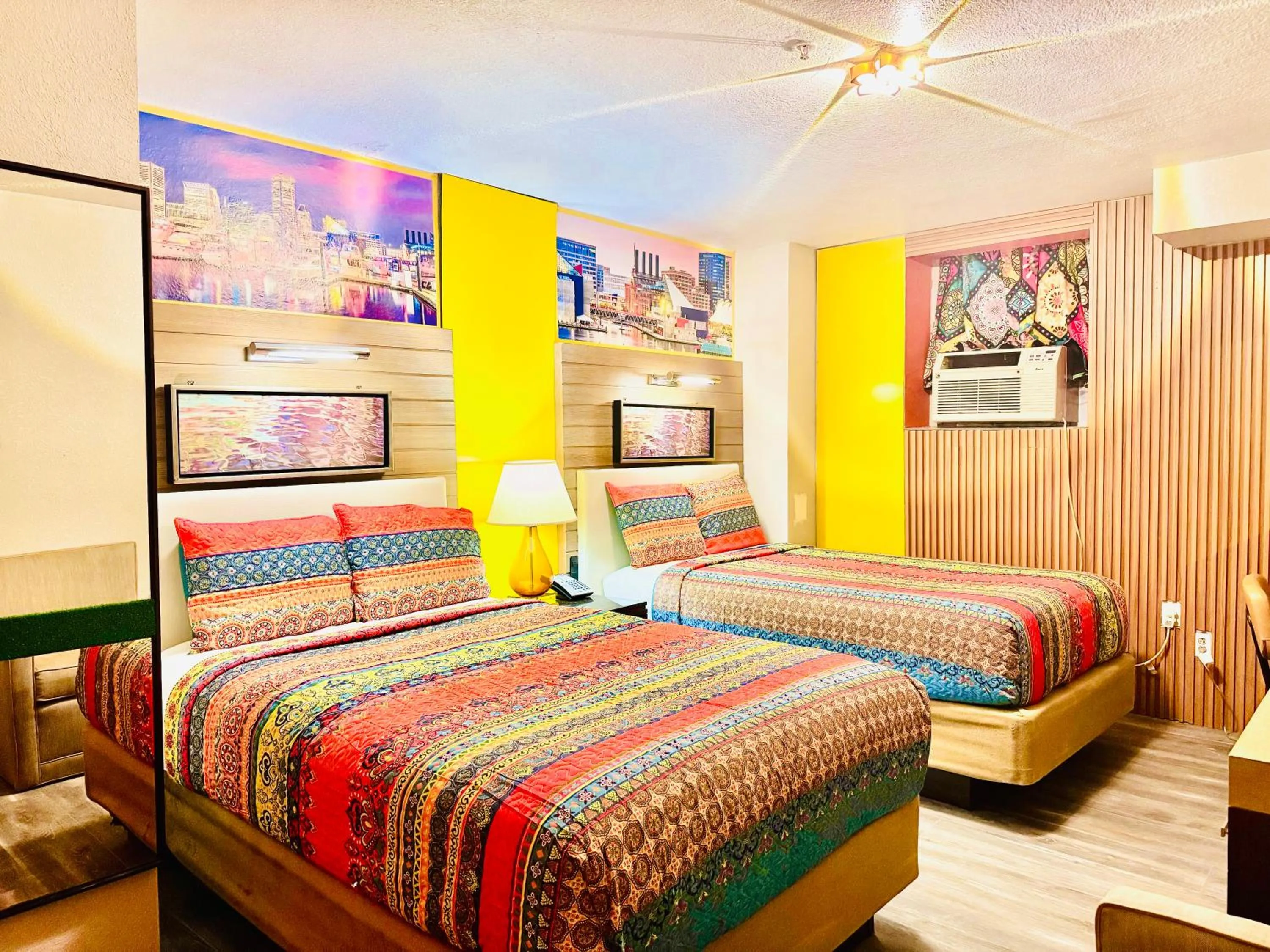 Bed in The Mt Vernon Inn