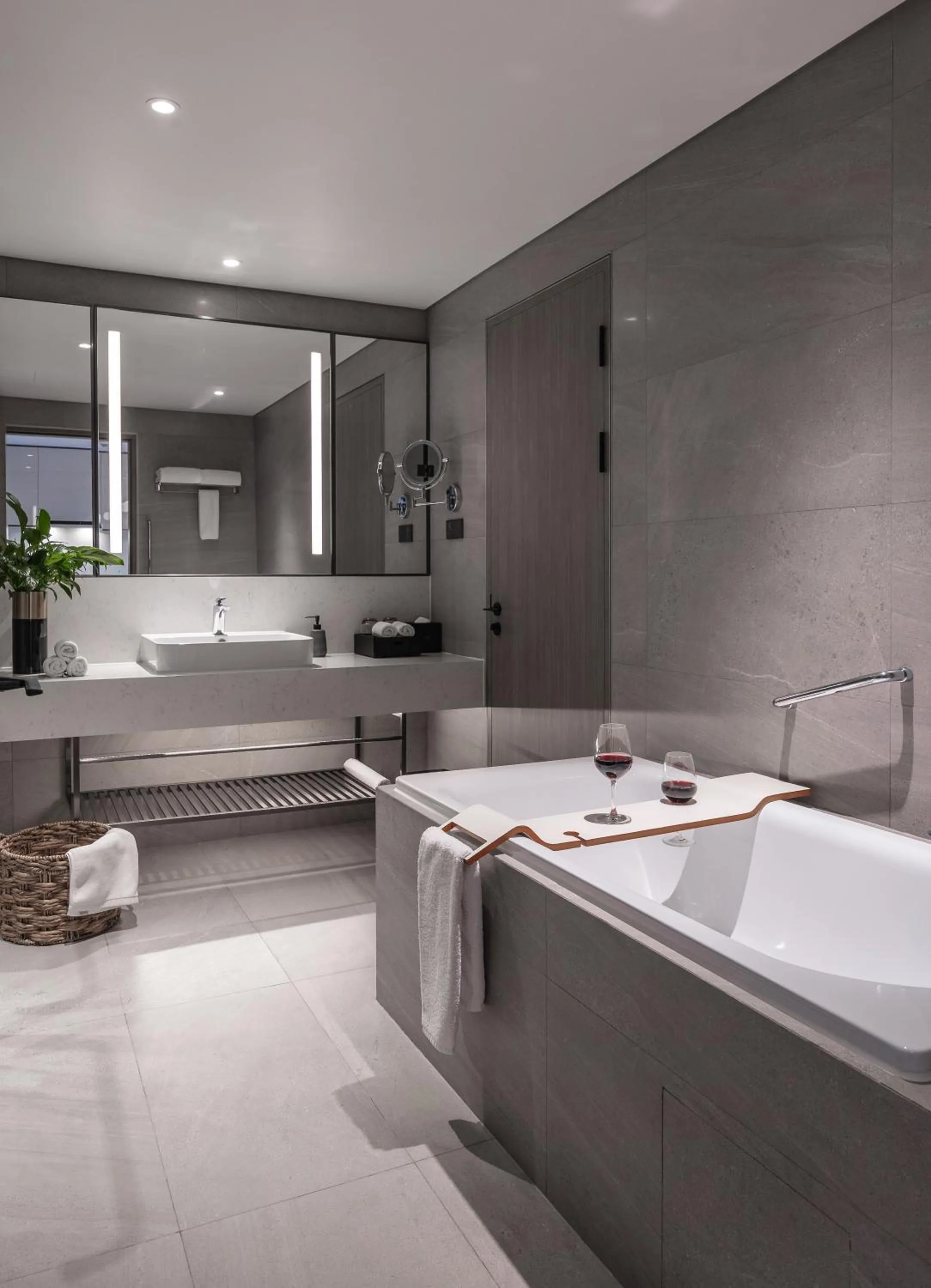 Bathroom in Fraser Residence Hanoi