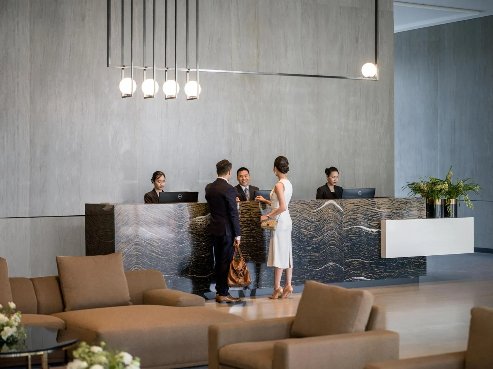 Lobby or reception in Fraser Residence Hanoi