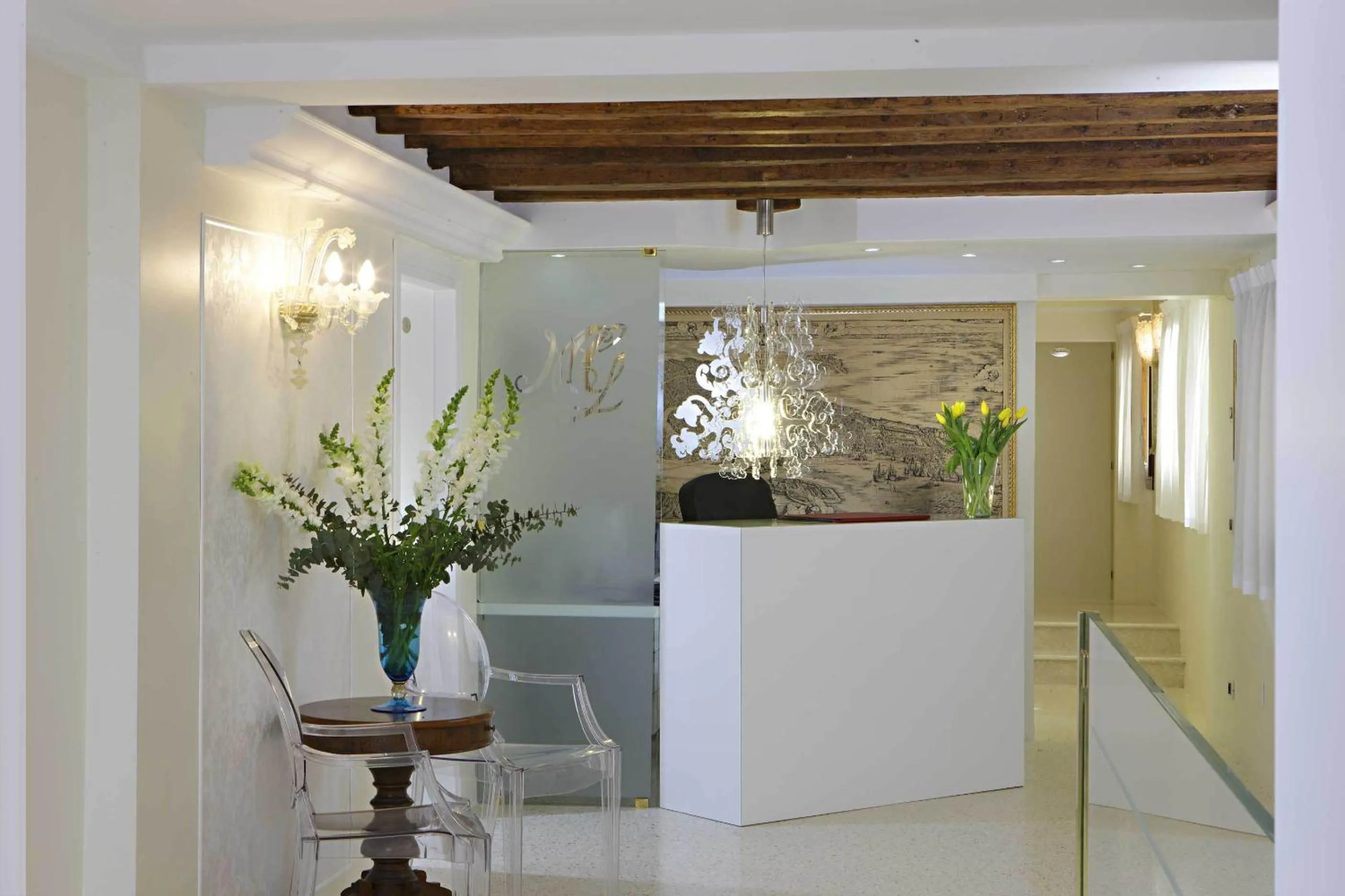 Lobby or reception in Hotel Adriatico
