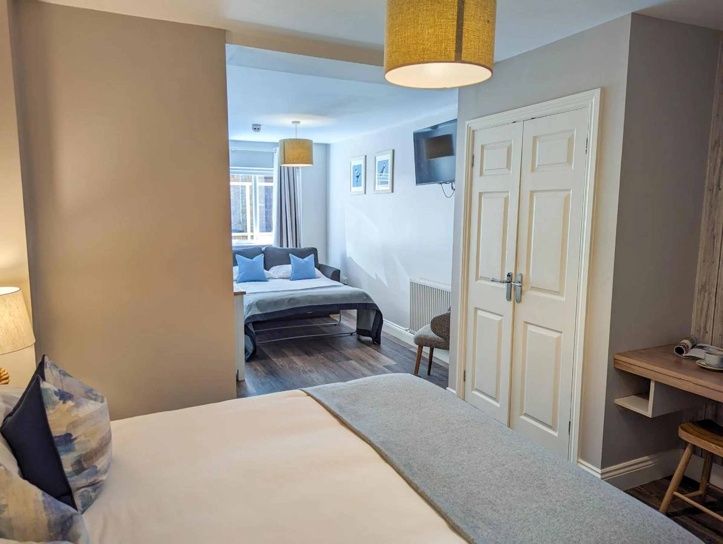 Bed in Beach House Hotel