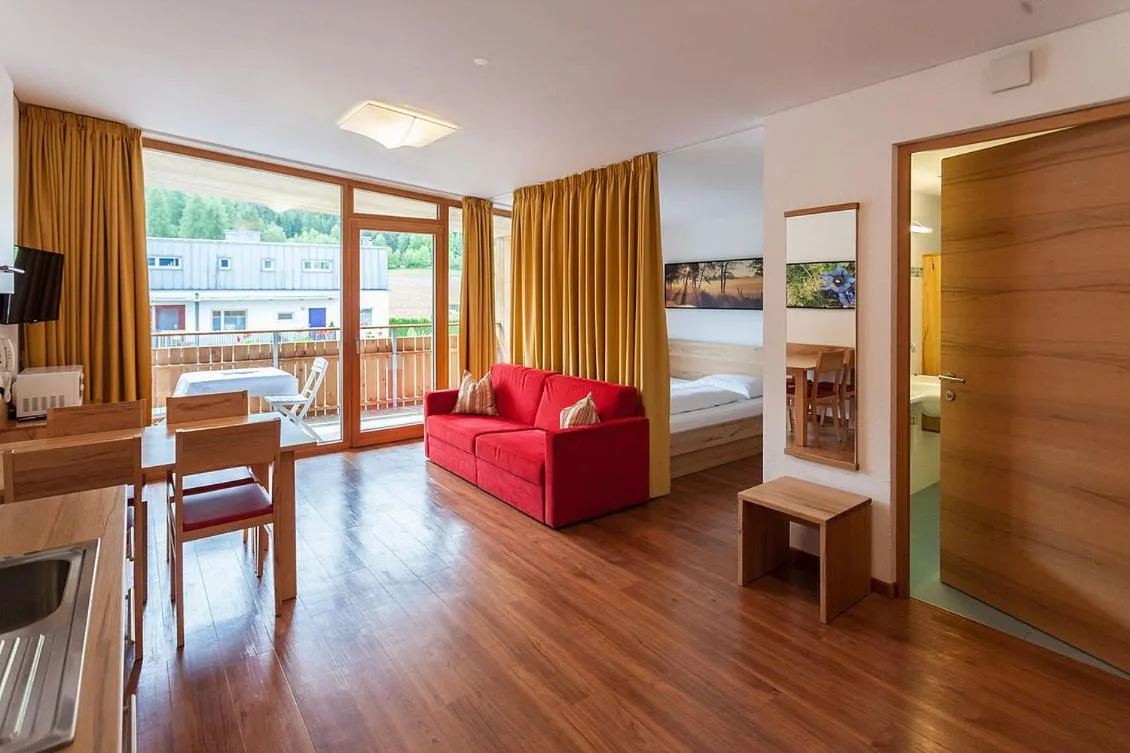 Living room, Bed in Residence Aichner