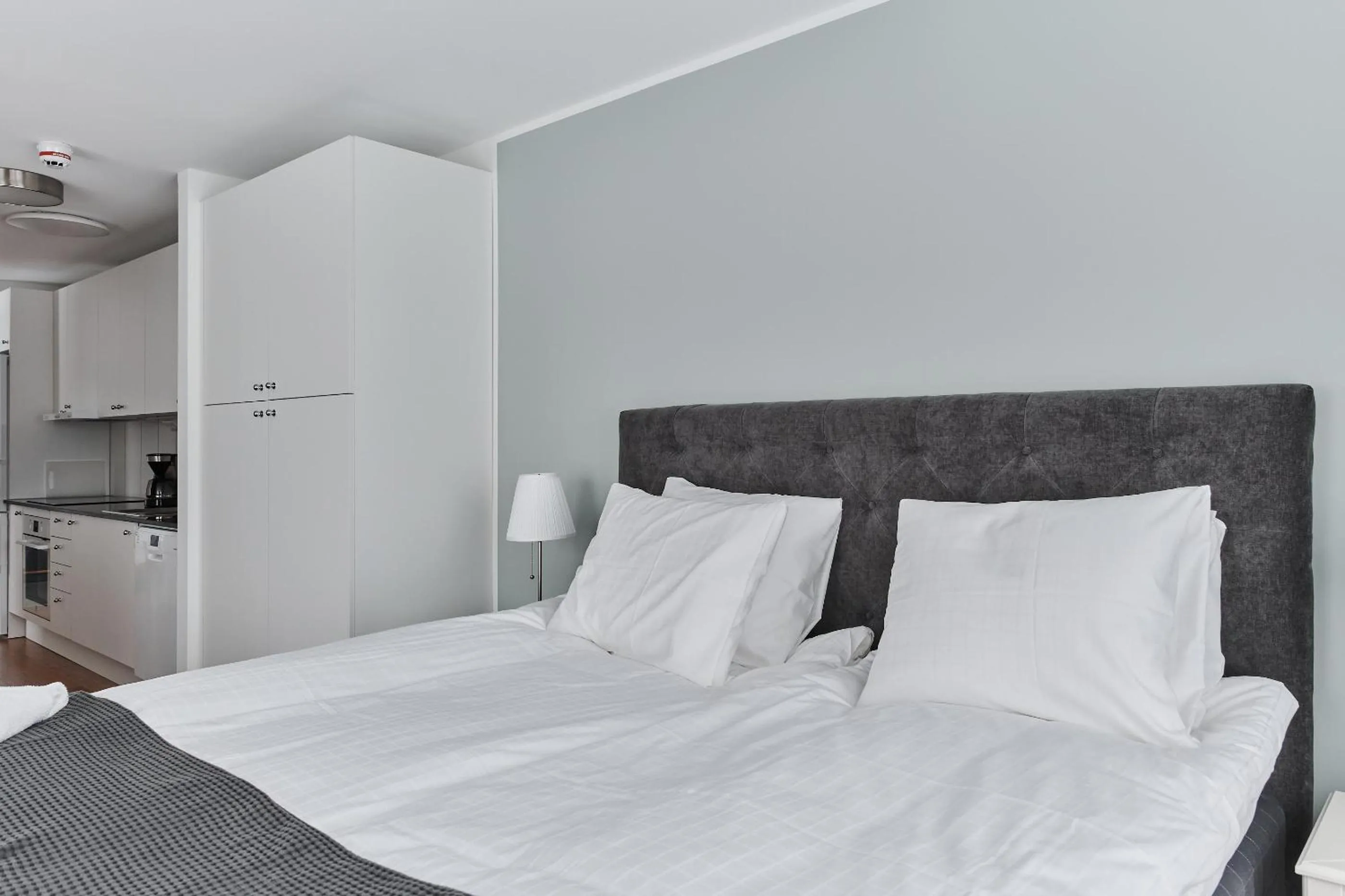 Bed in Continental Apartment Hotel Knivsta