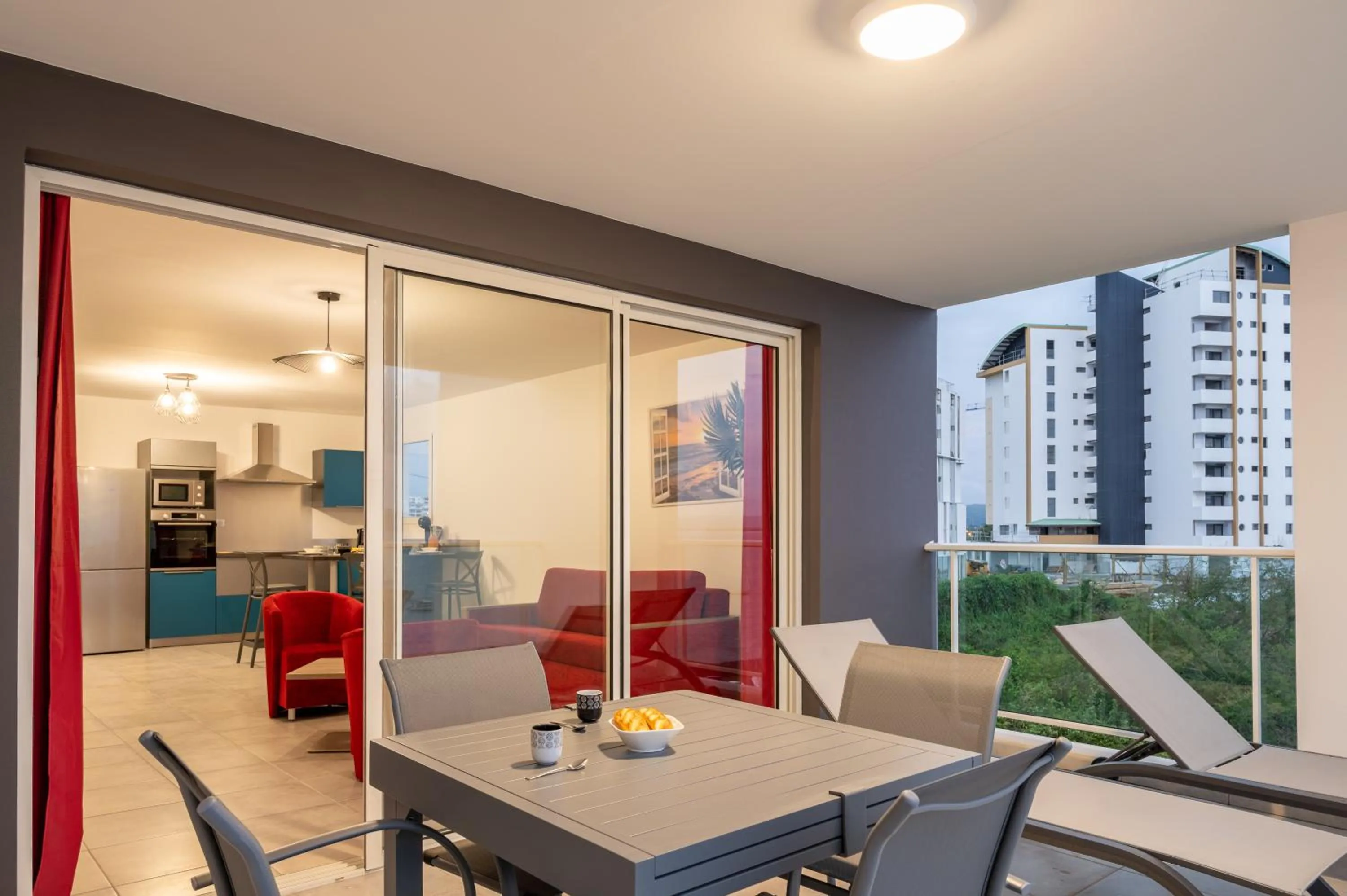 Patio in B&B HOME Fort-de-France Marina