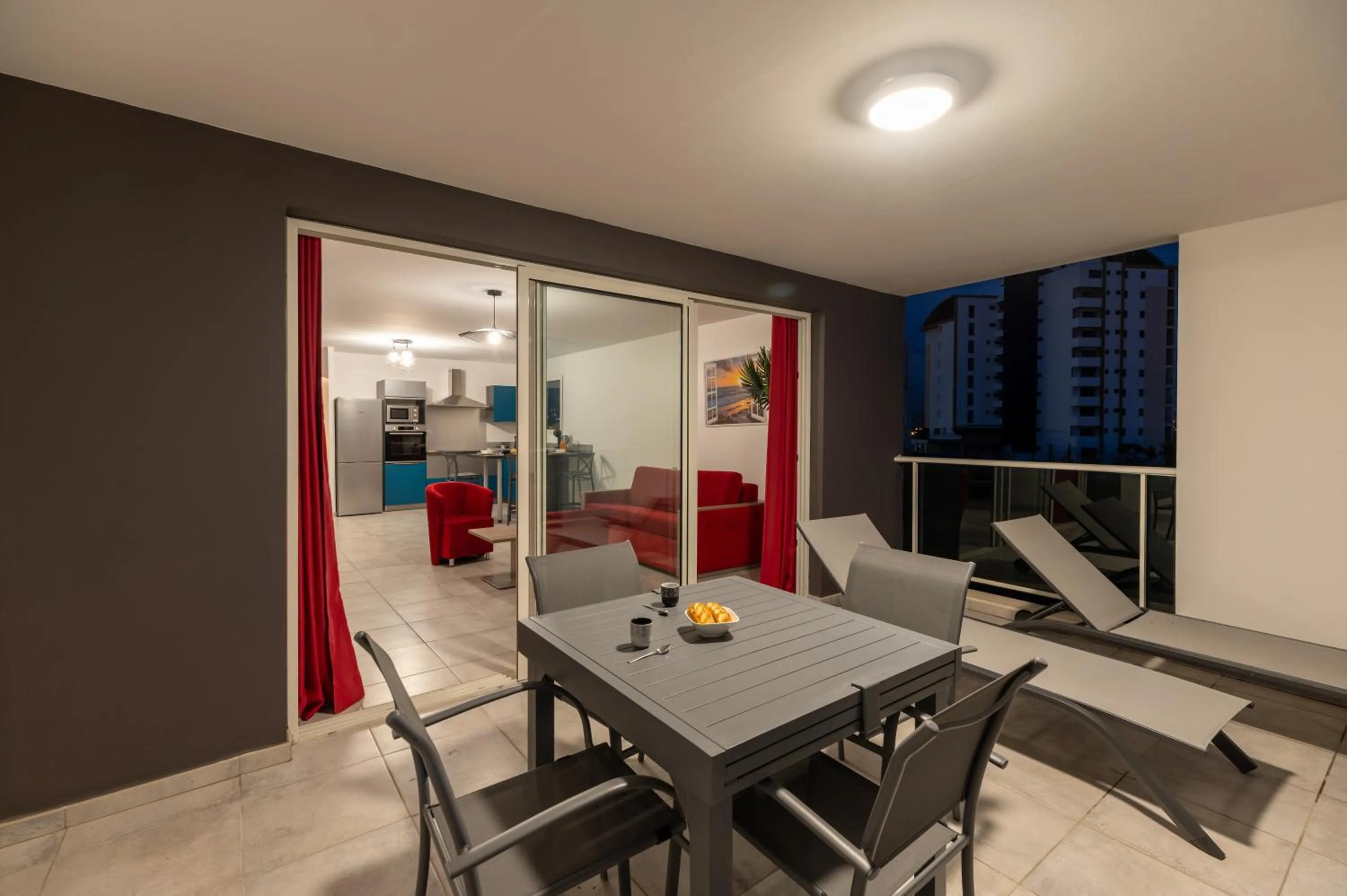 Balcony/Terrace in B&B HOME Fort-de-France Marina