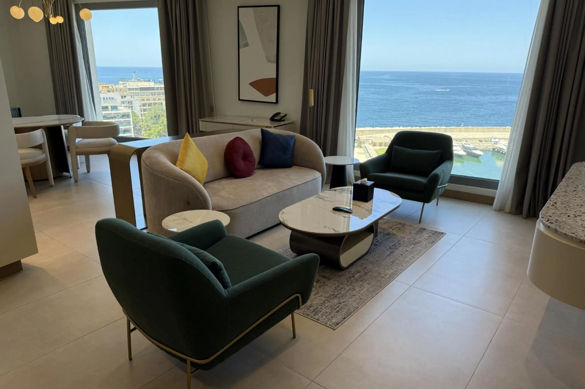 Living room in voco Beirut Central District by IHG