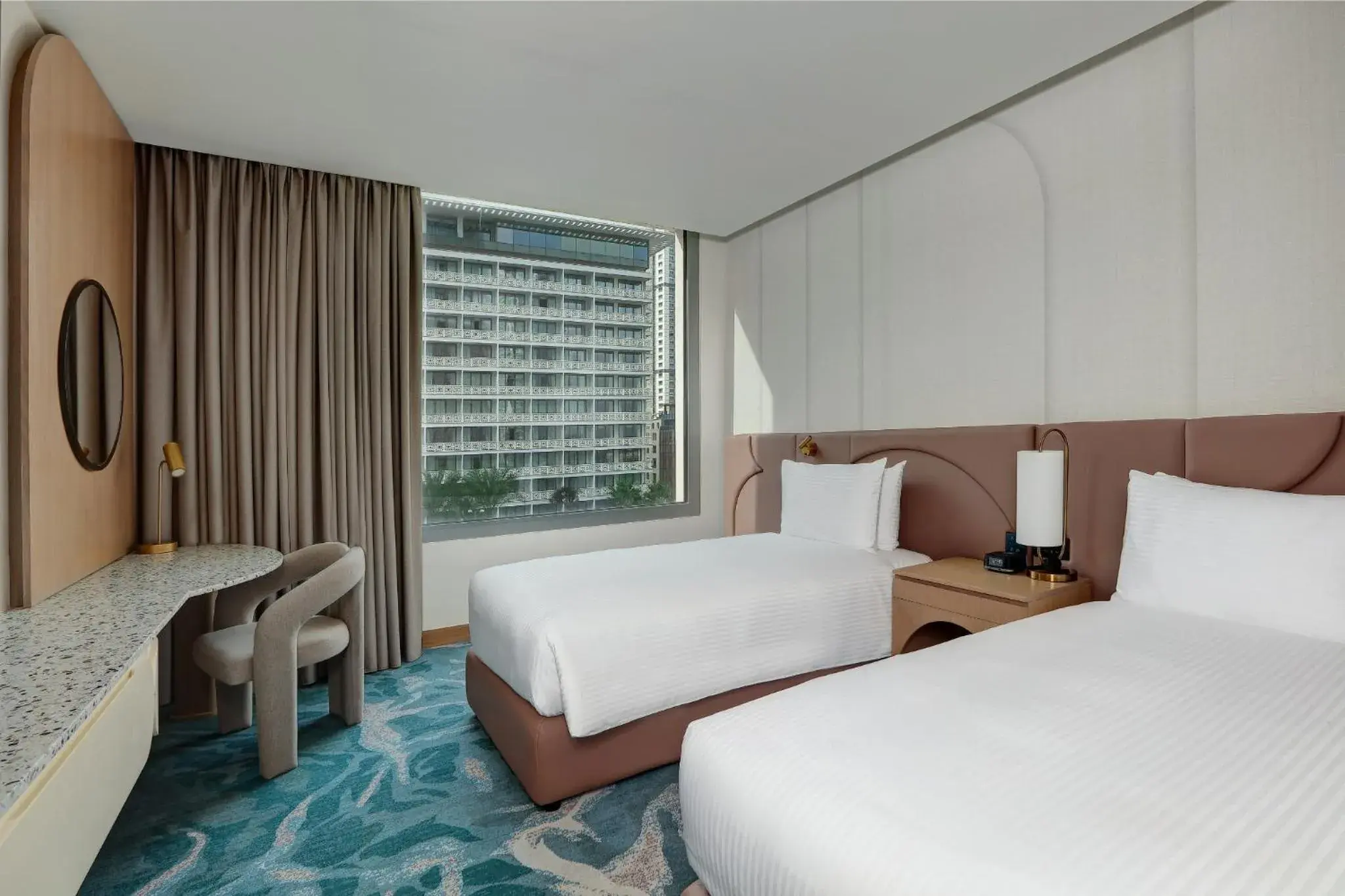 Deluxe Twin Room with City View in voco Beirut Central District by IHG Deluxe Twin Room with City View in voco Beirut Central District by IHG