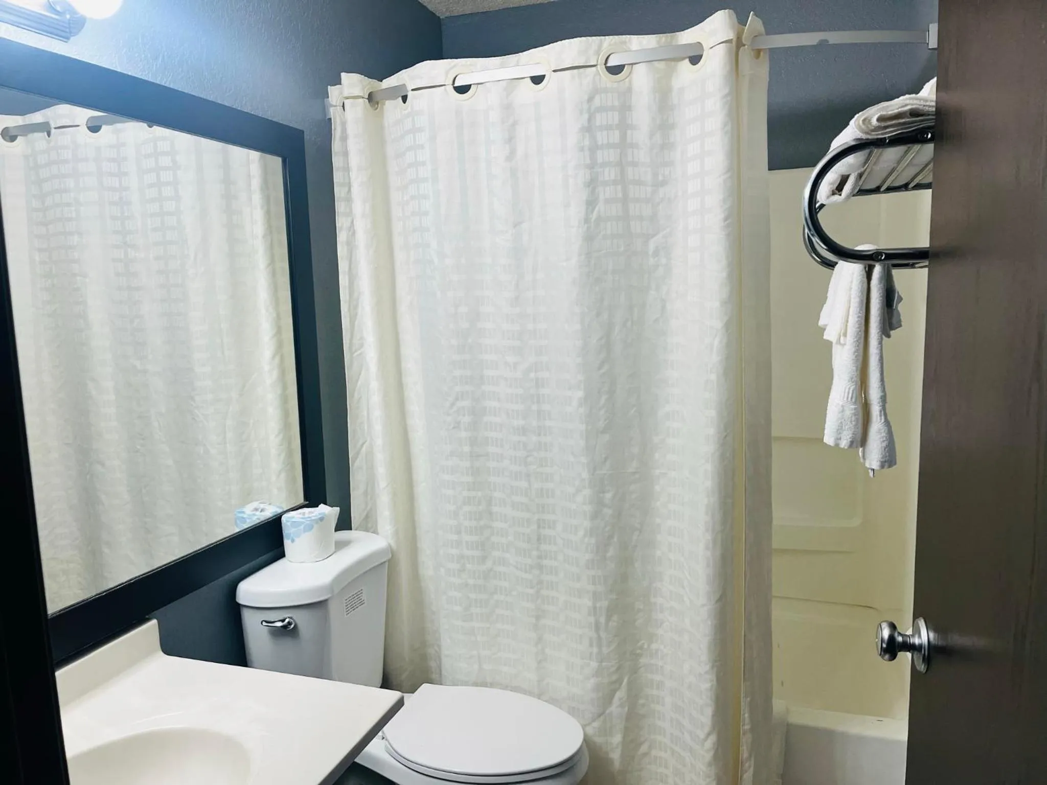 Shower in Rodeway Inn Whitehall