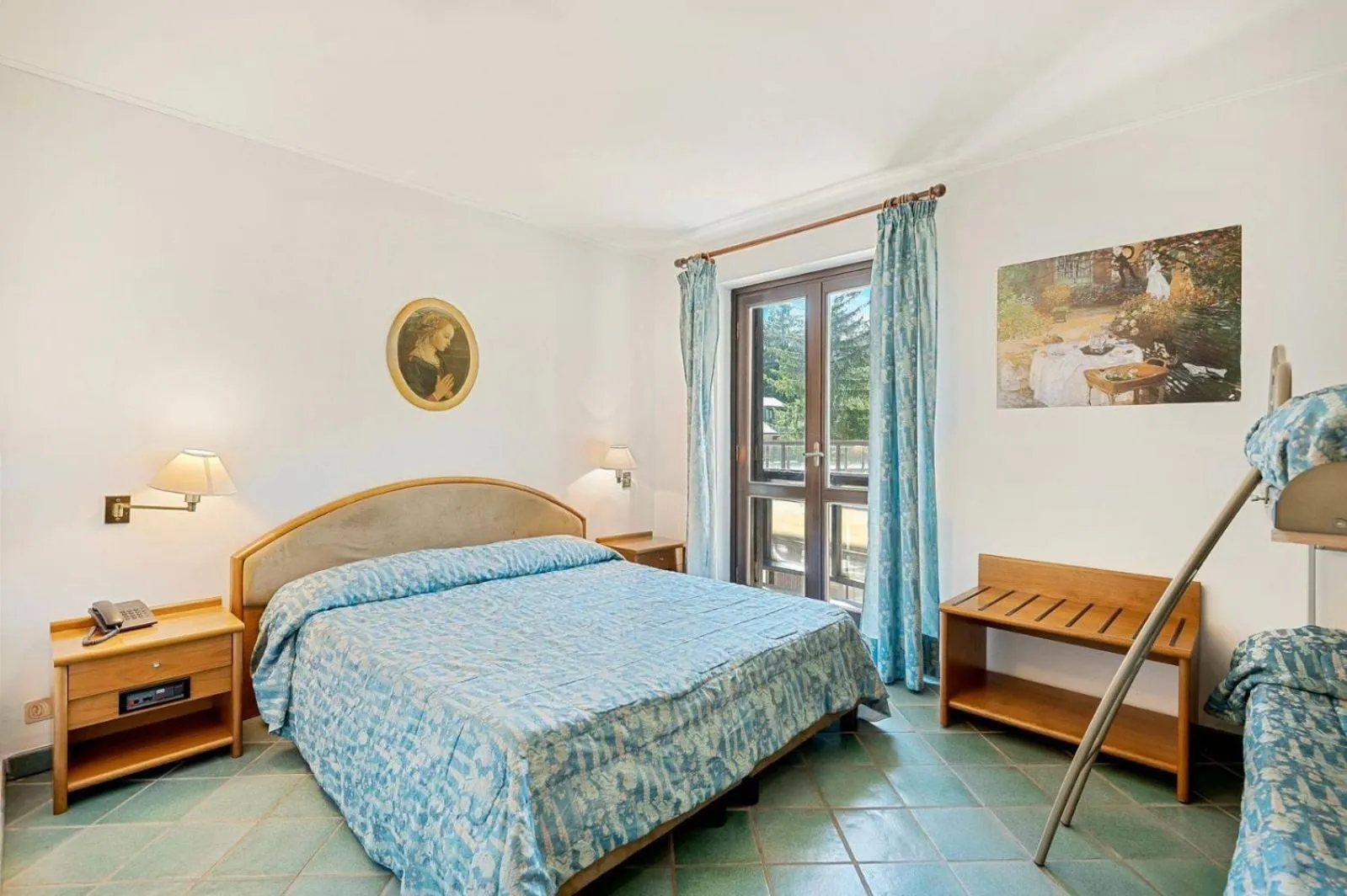 Bed in Hotel Pagnani