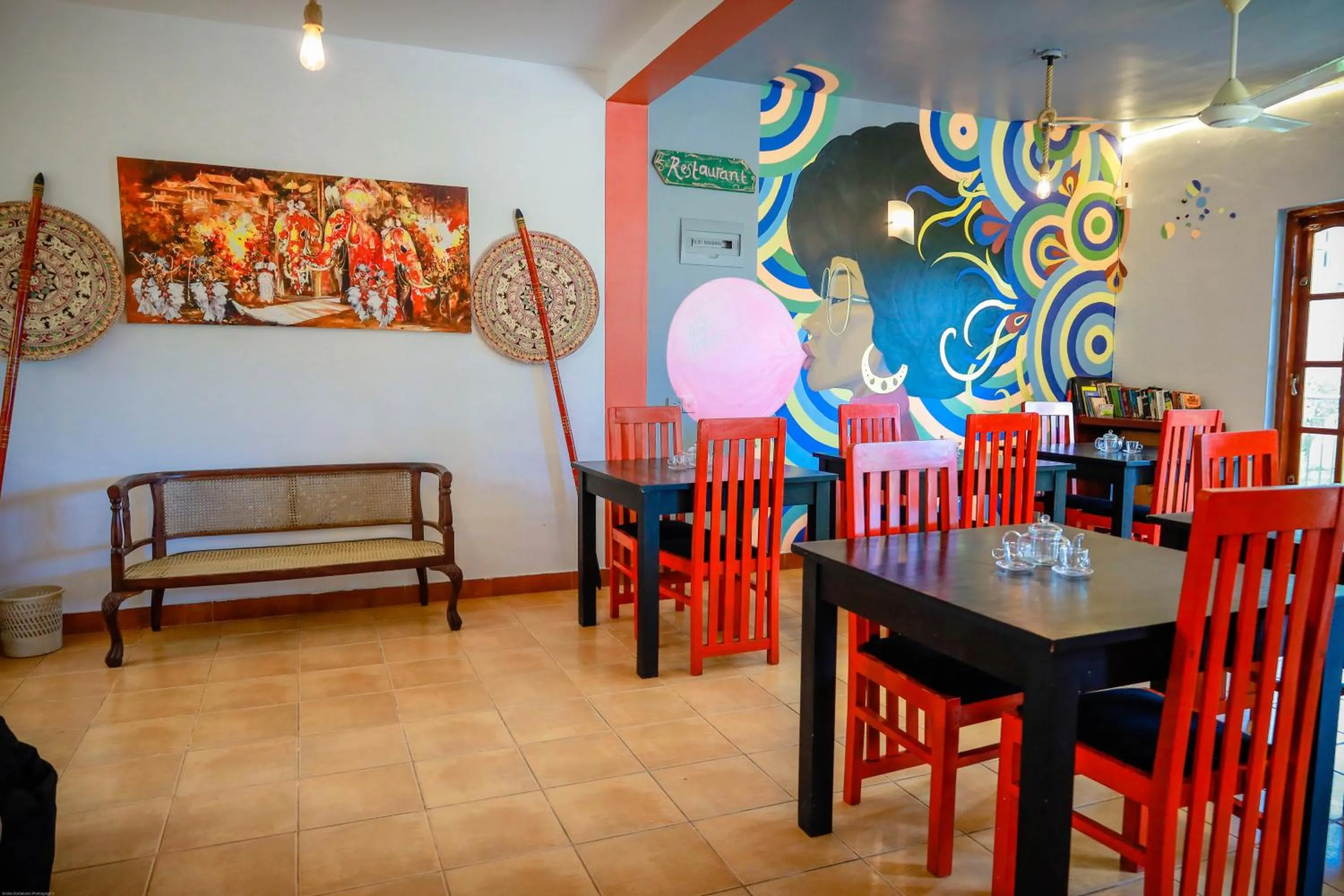 Lobby or reception in Funk Bunks - Kandy