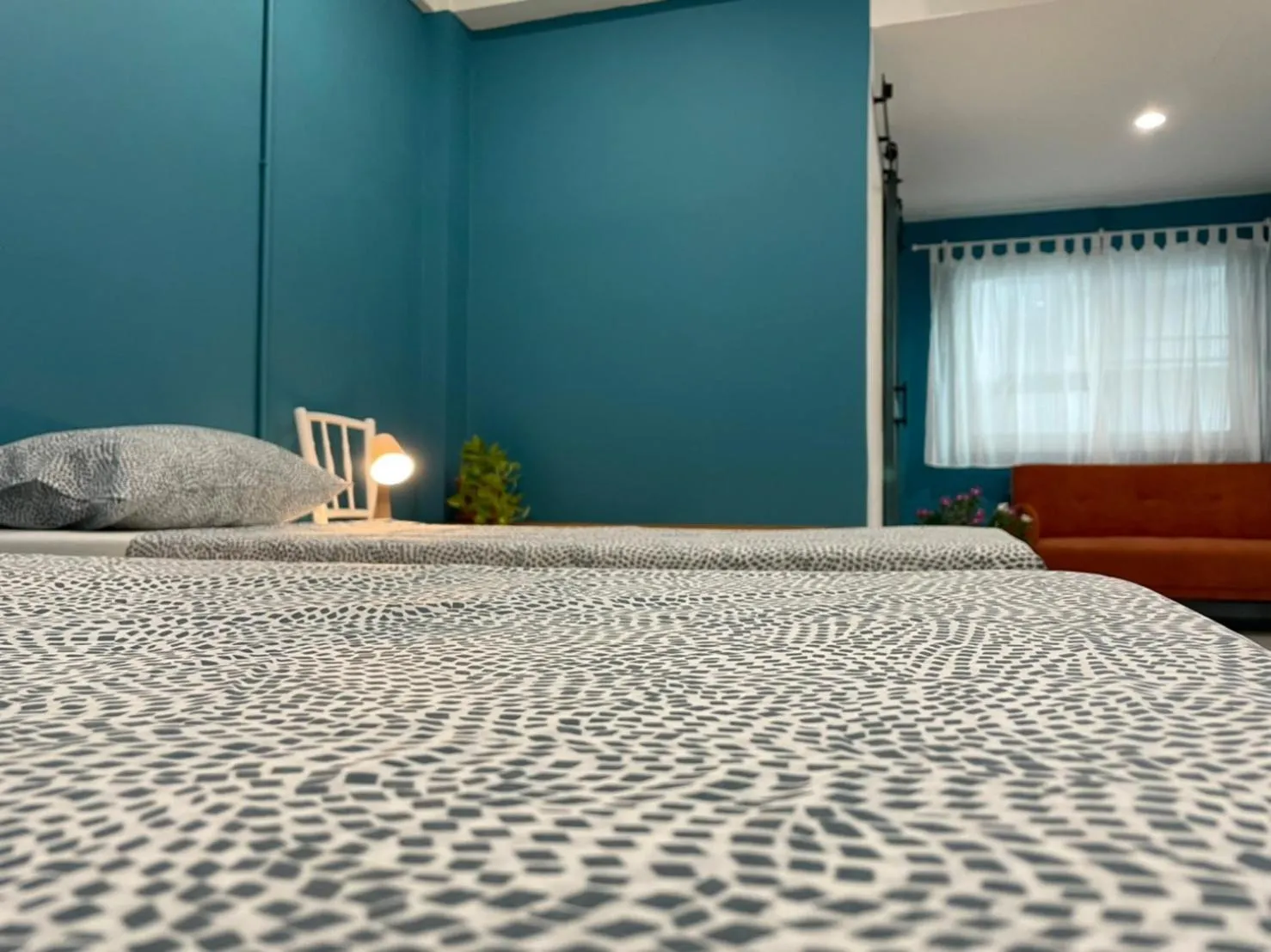 Bed in Grasshopper Bed and Cafe