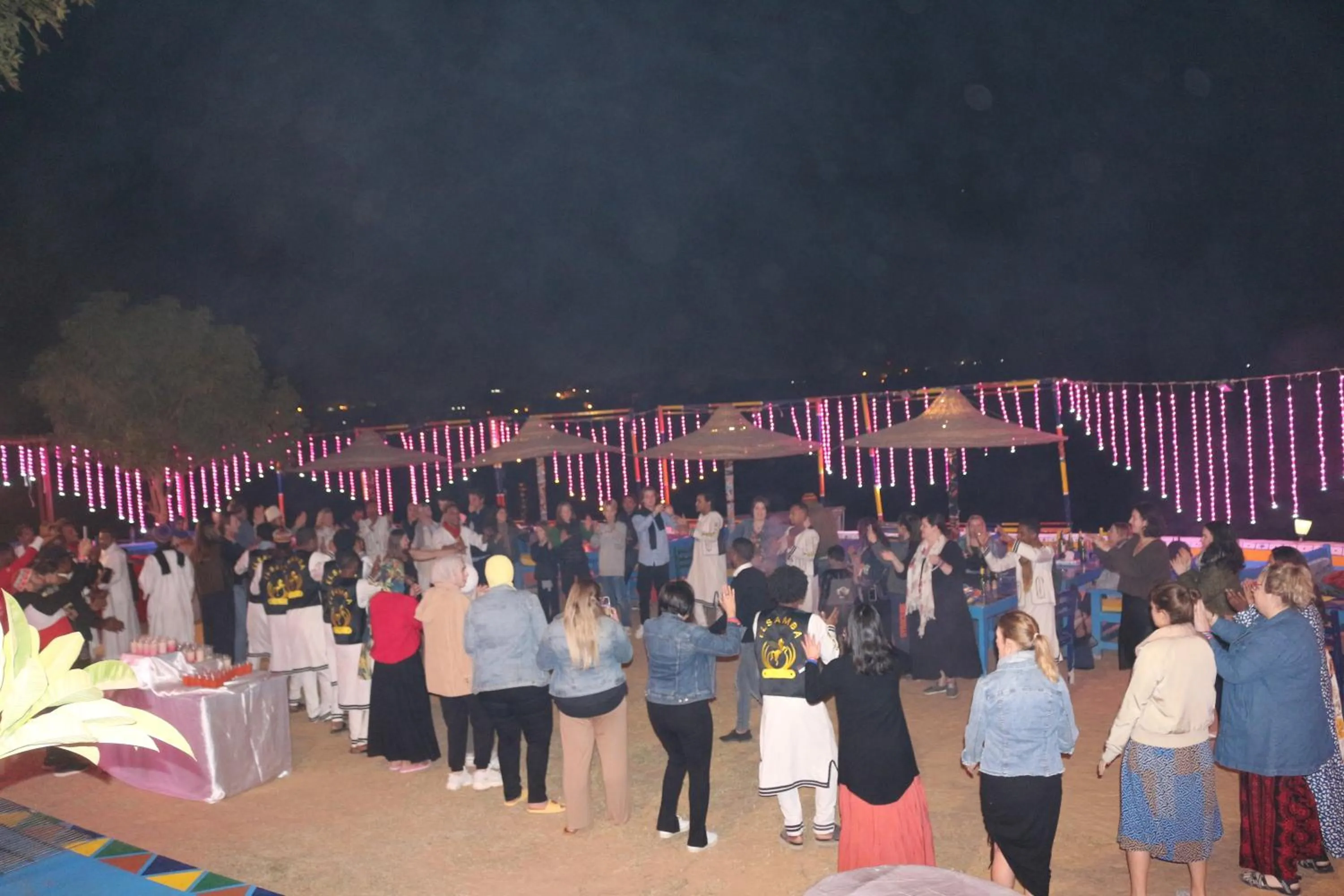 group of guests in Artika Wadi Kiki Hotel