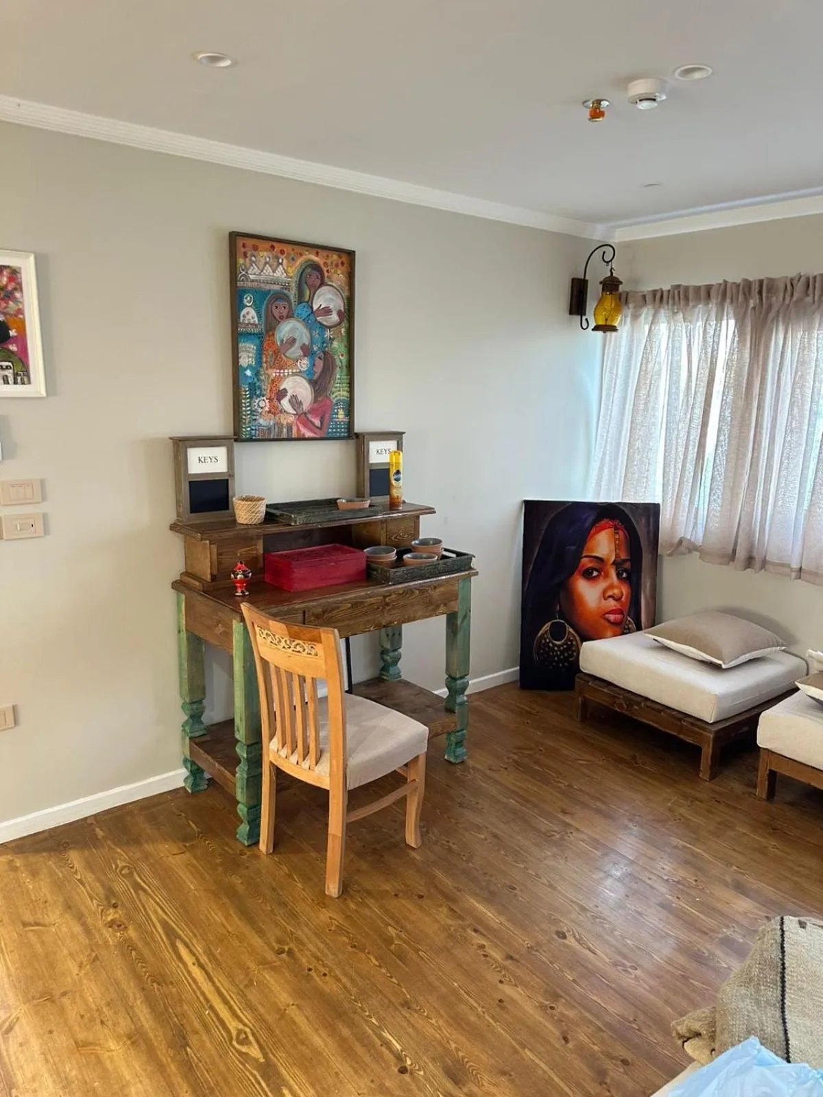 Living room, Bed in Artika Wadi Kiki Hotel