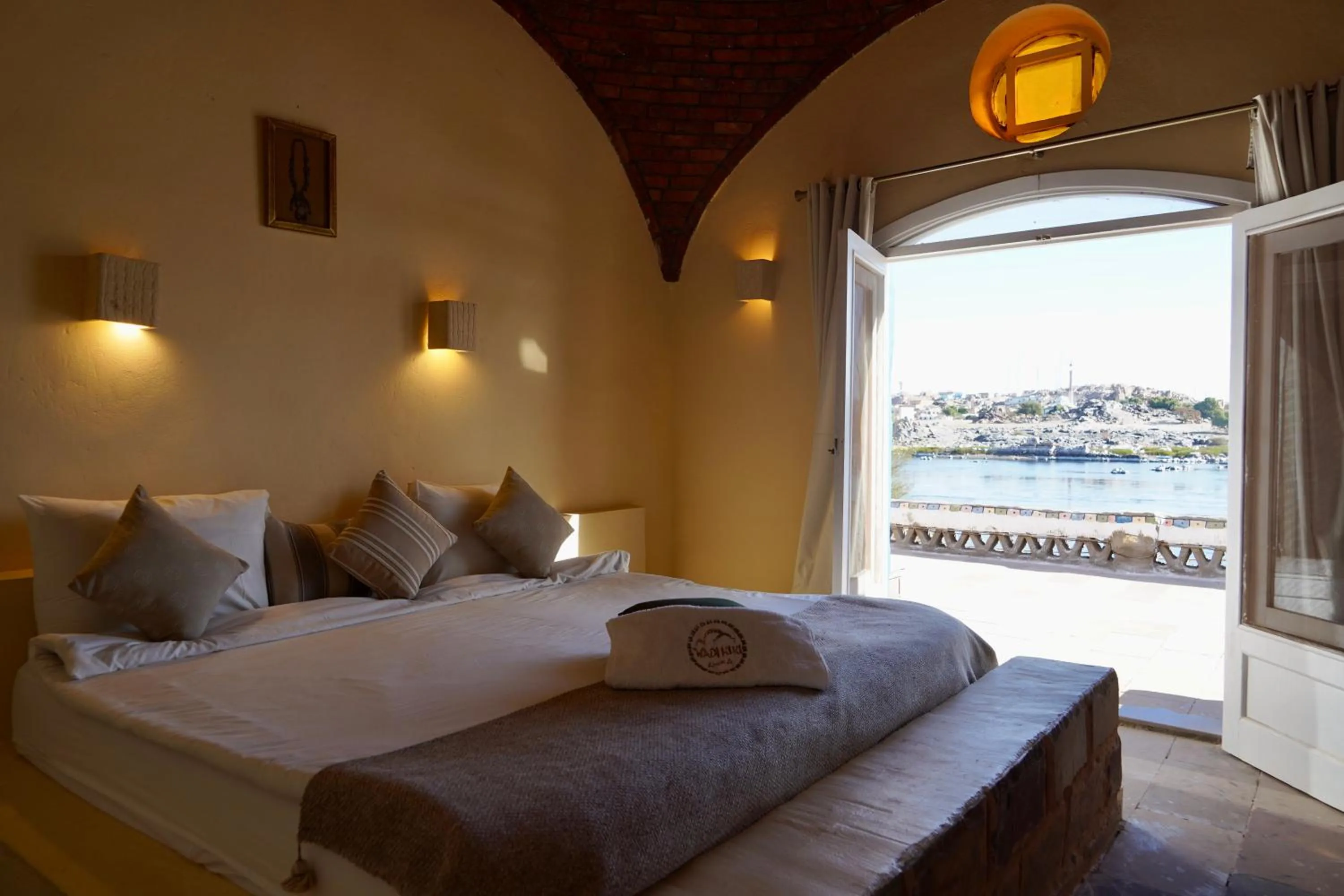 Bed in Artika Wadi Kiki Hotel