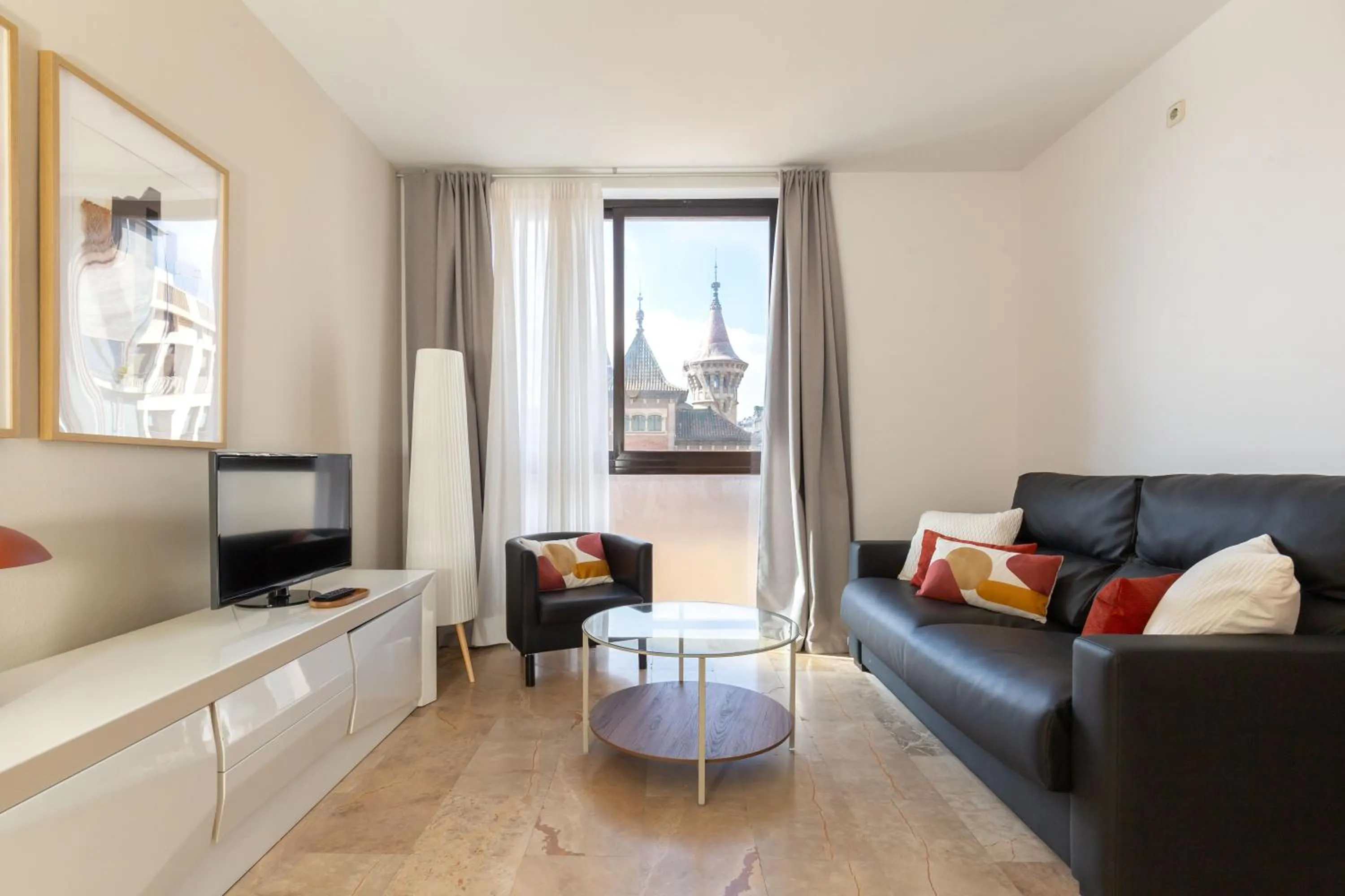 Living room in Picasso Suites