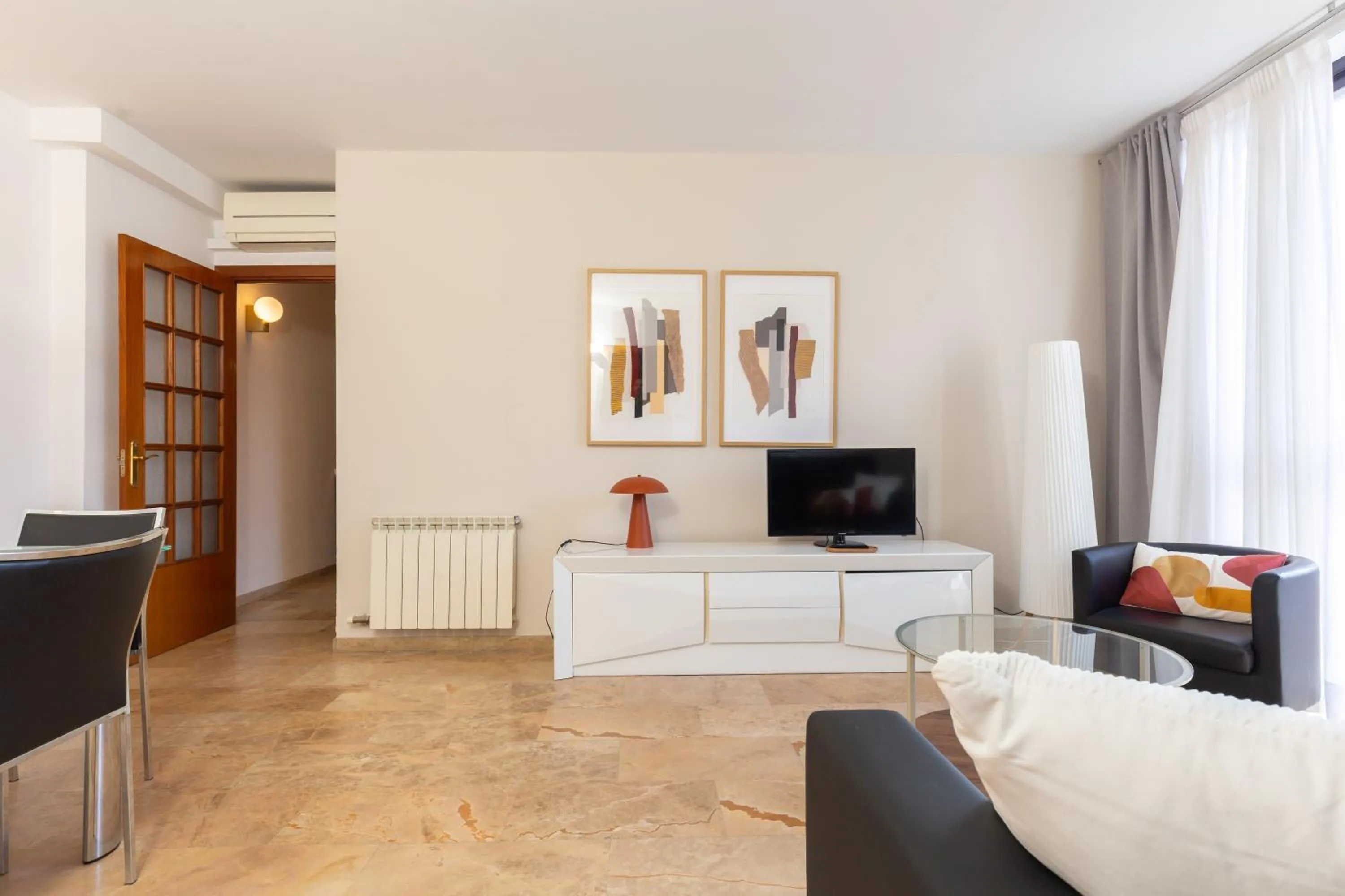 Seating area in Picasso Suites