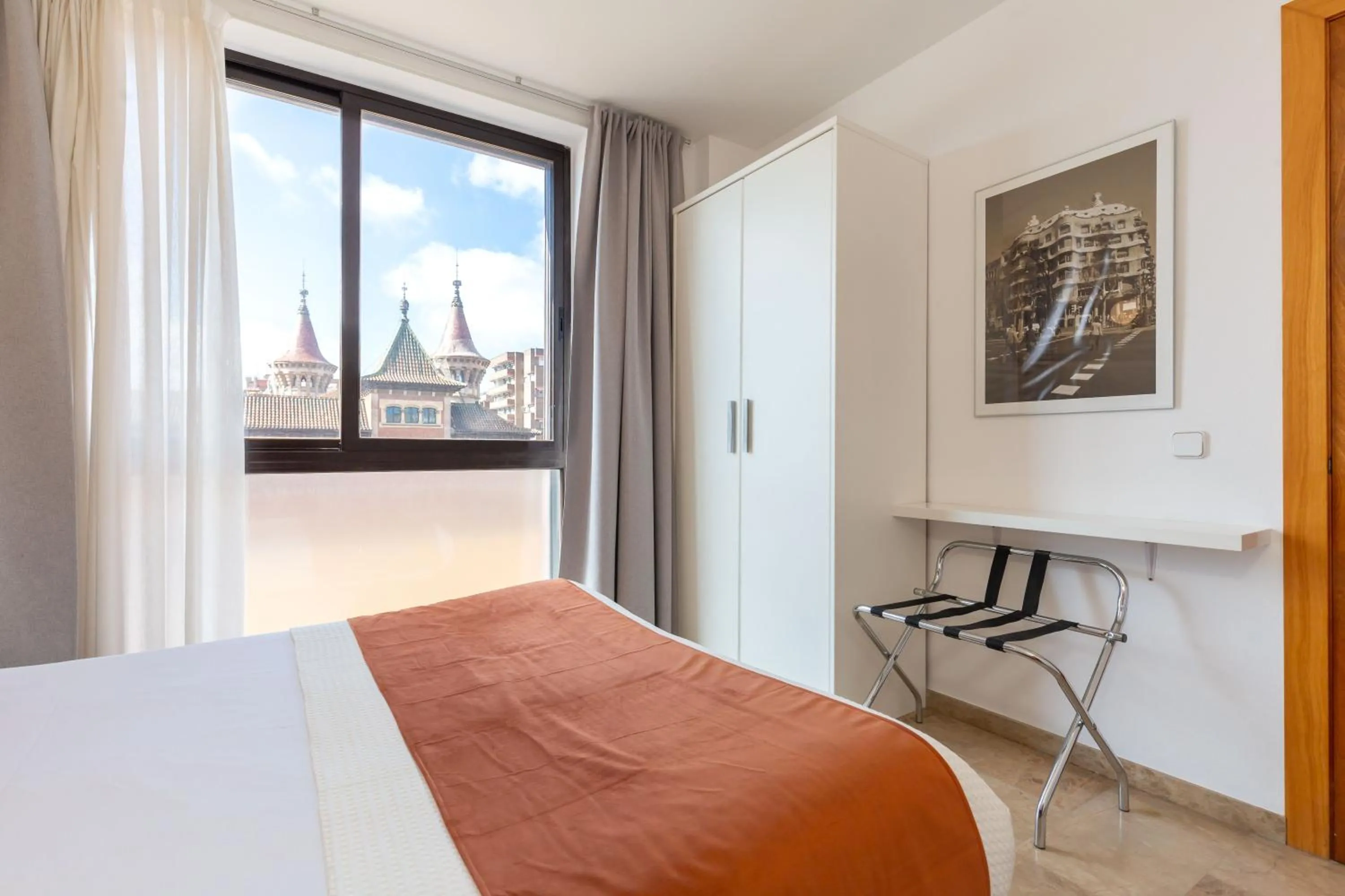 Bed in Picasso Suites