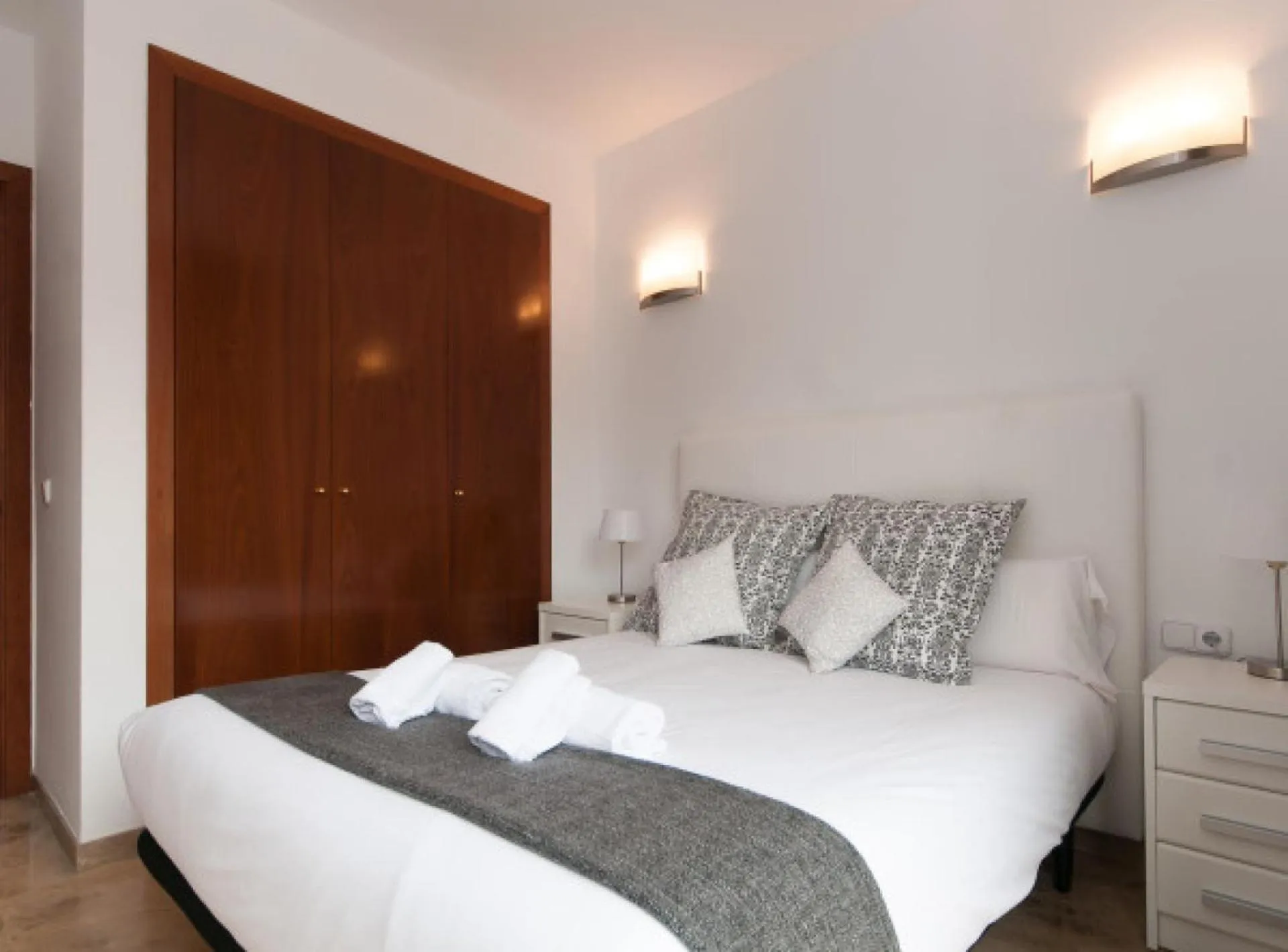 Bed in Picasso Suites