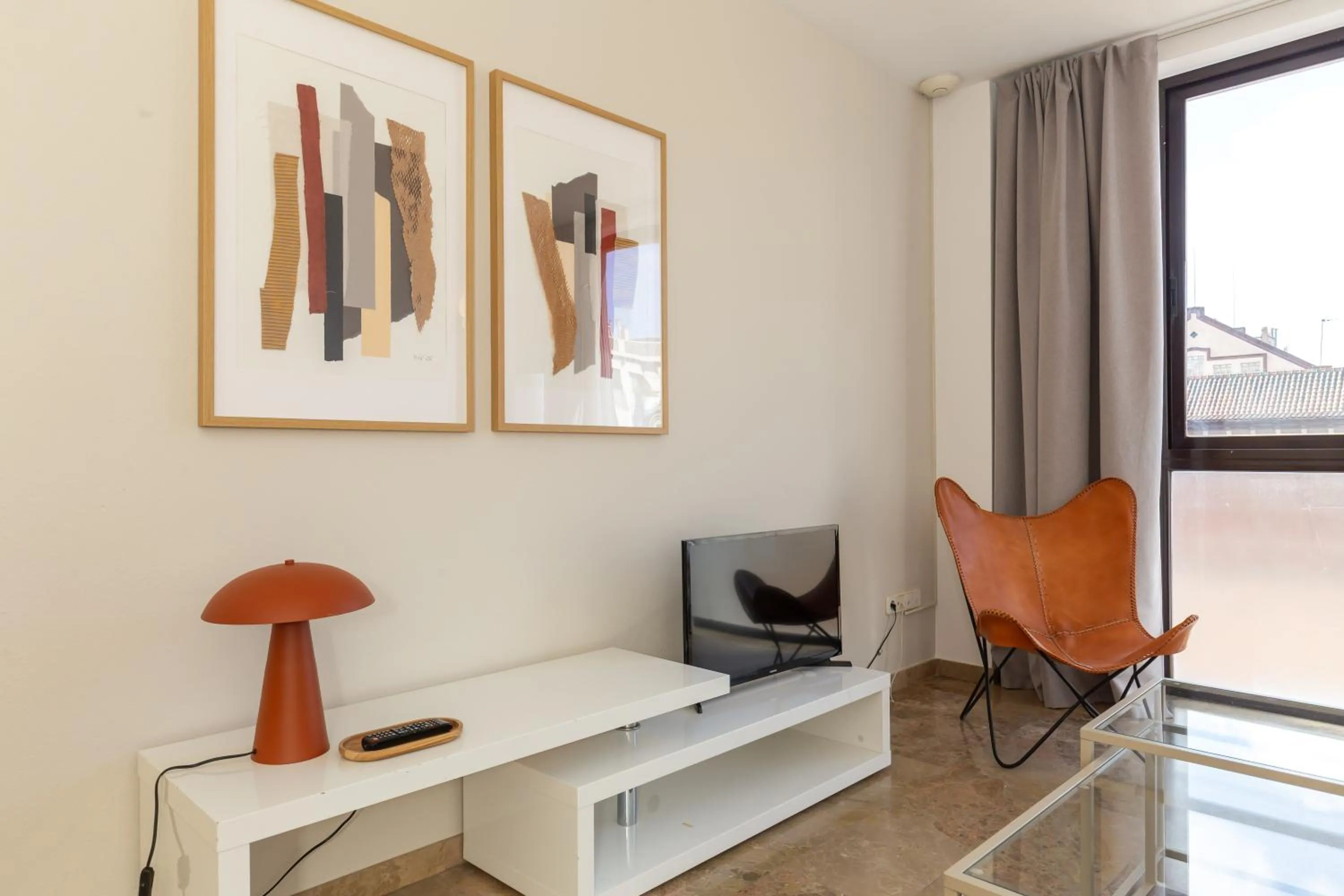 Seating area in Picasso Suites