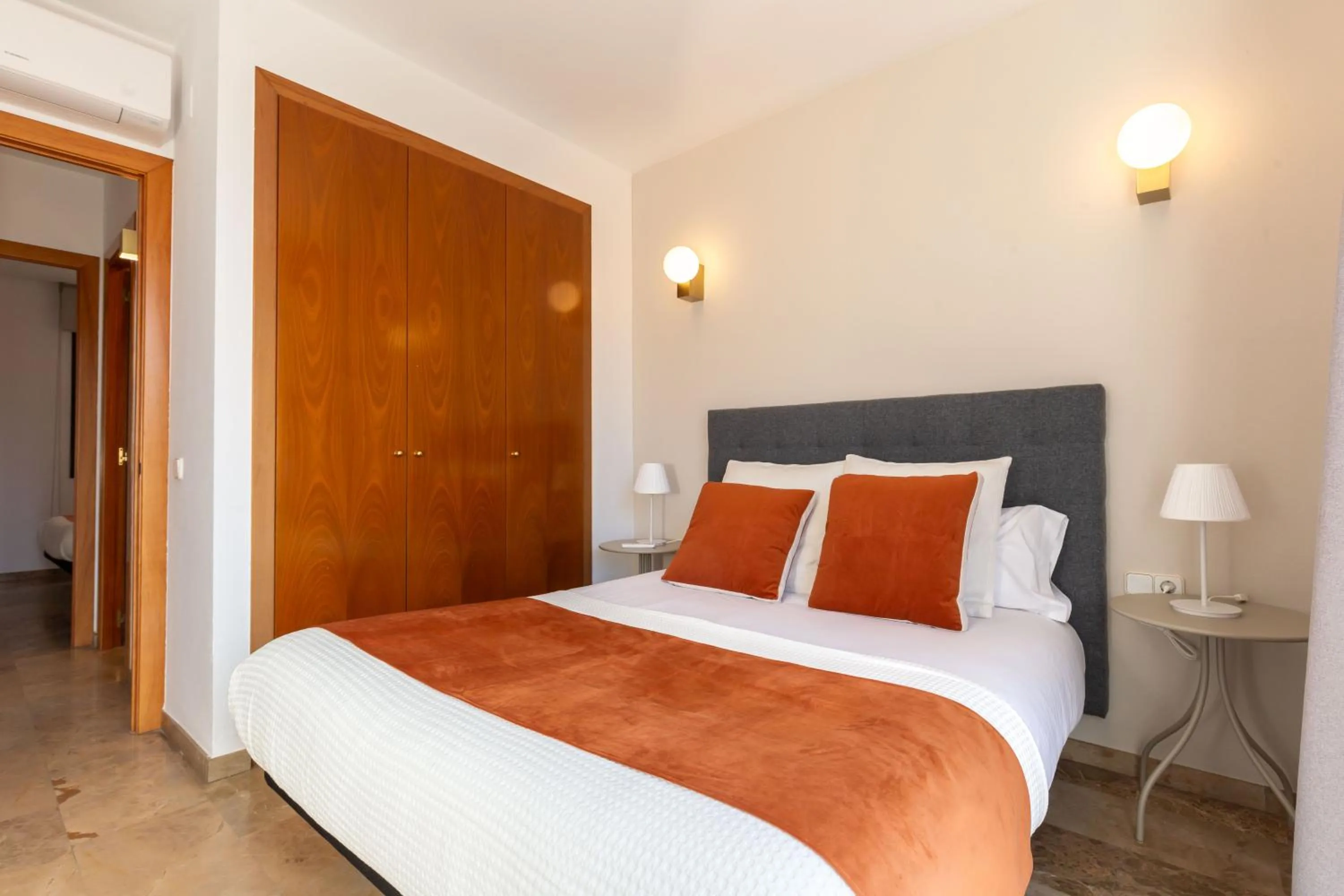 Bed in Picasso Suites