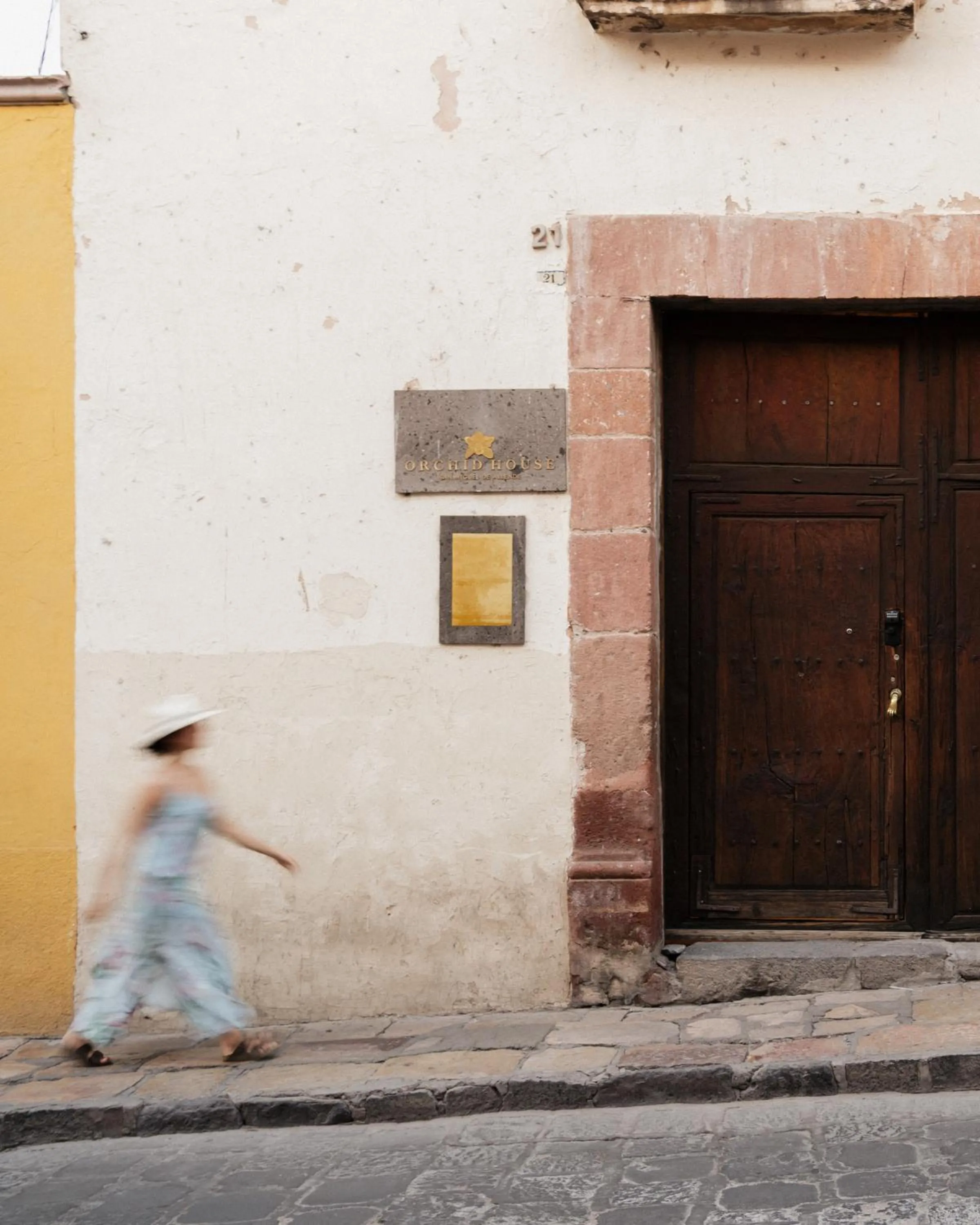 Facade/entrance in Orchid House San Miguel de Allende