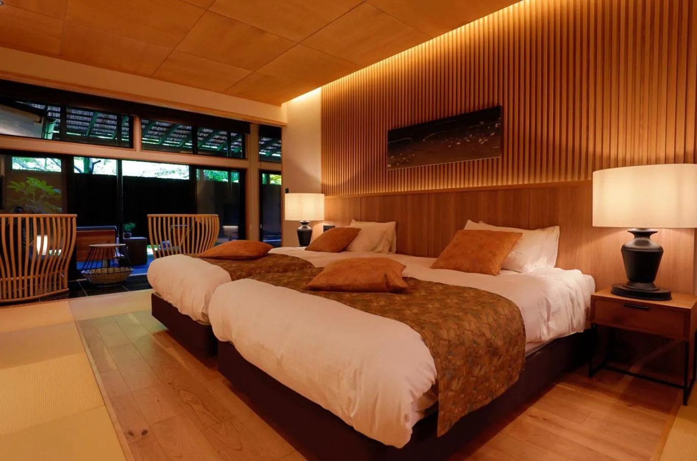 Bed in Sakahijiri gyokushoen