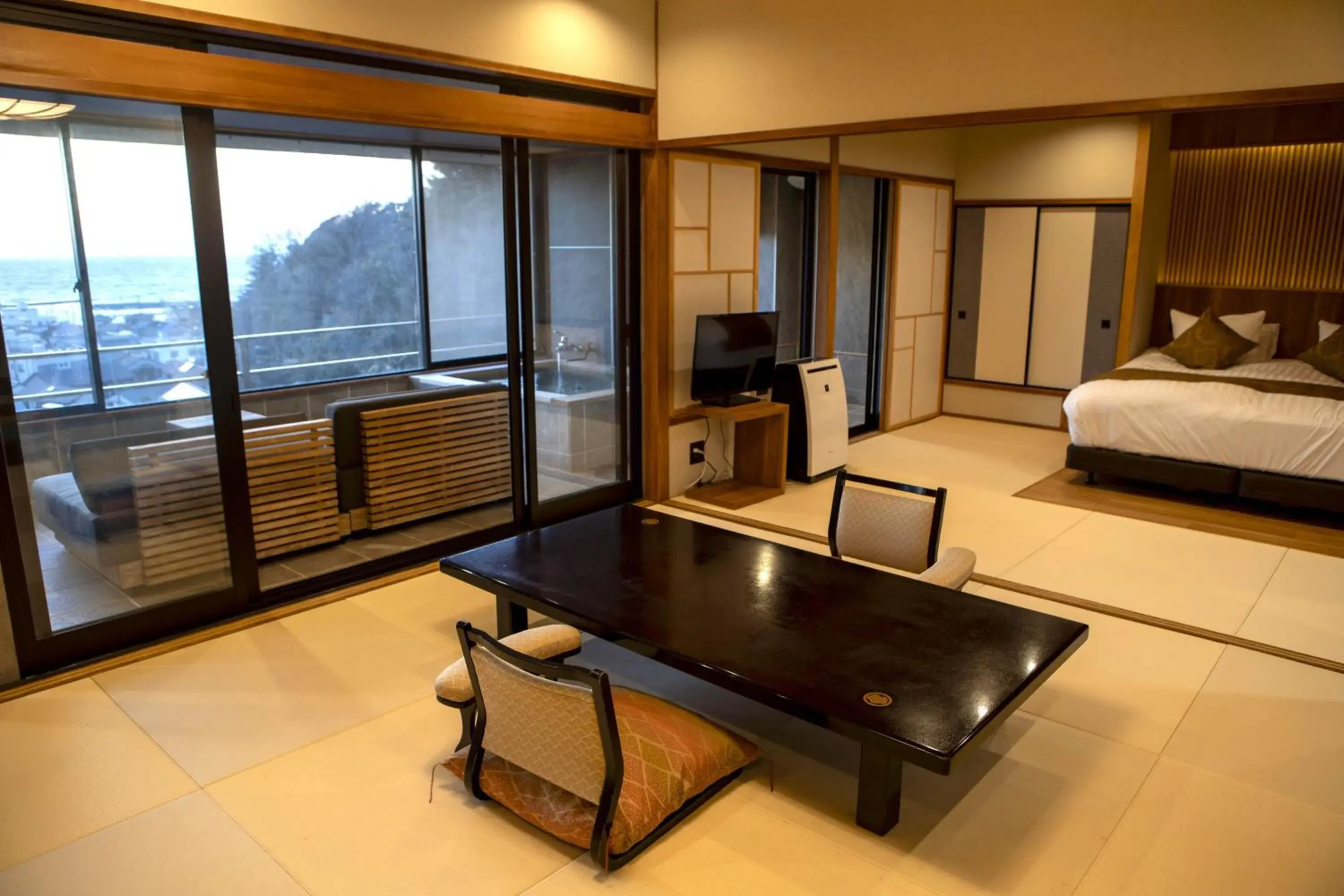 Bed in Sakahijiri gyokushoen Bed in Sakahijiri gyokushoen