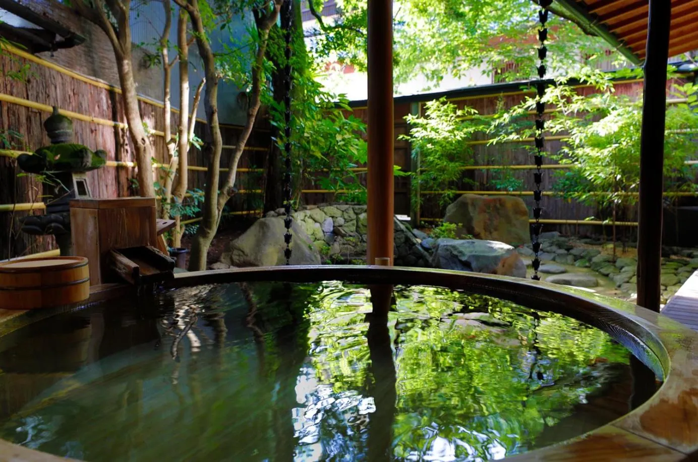 Open Air Bath in Sakahijiri gyokushoen