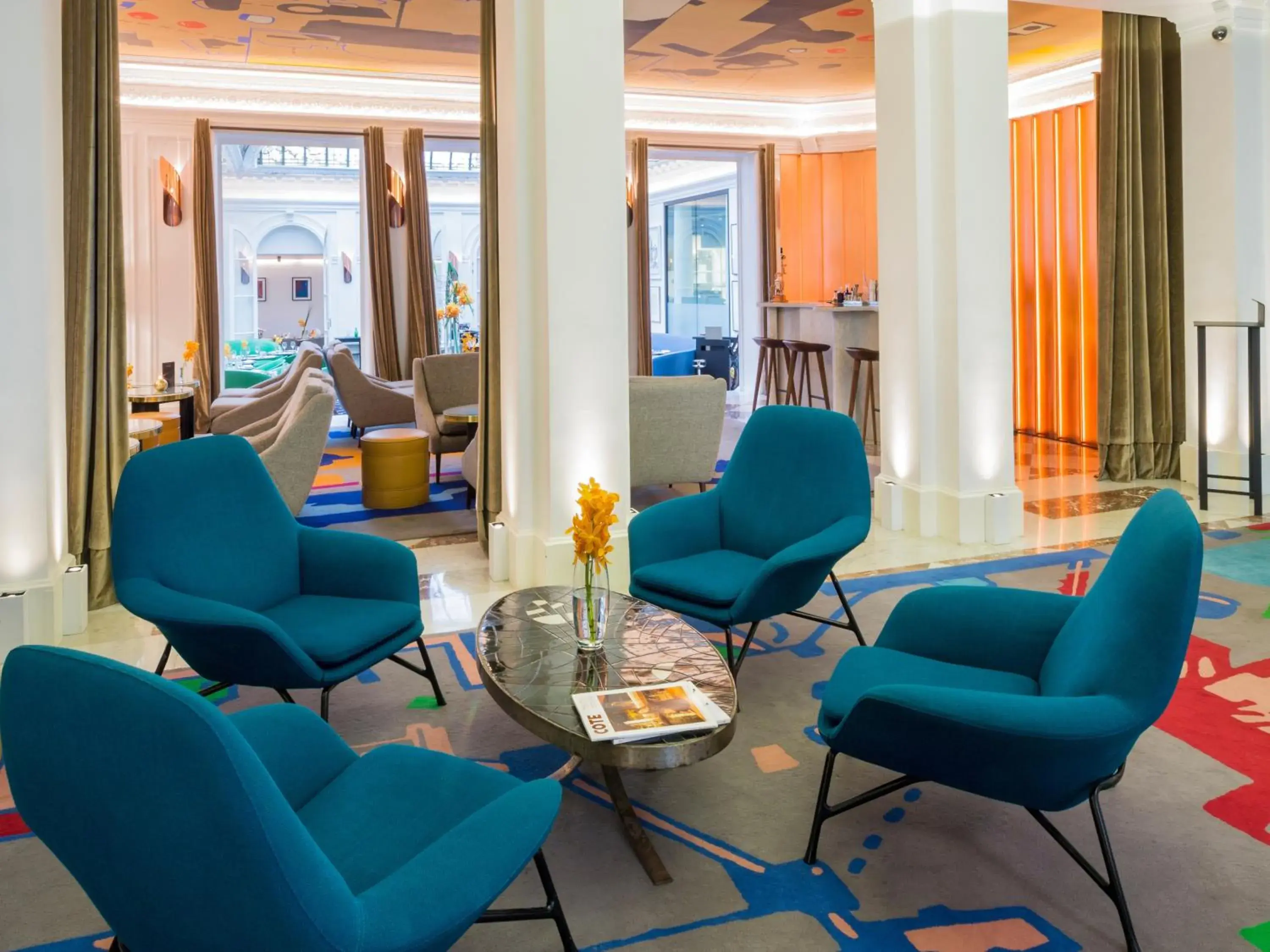 Lobby or reception in Hôtel Vernet Champs Elysées Paris Lobby or reception in Hôtel Vernet Champs Elysées Paris