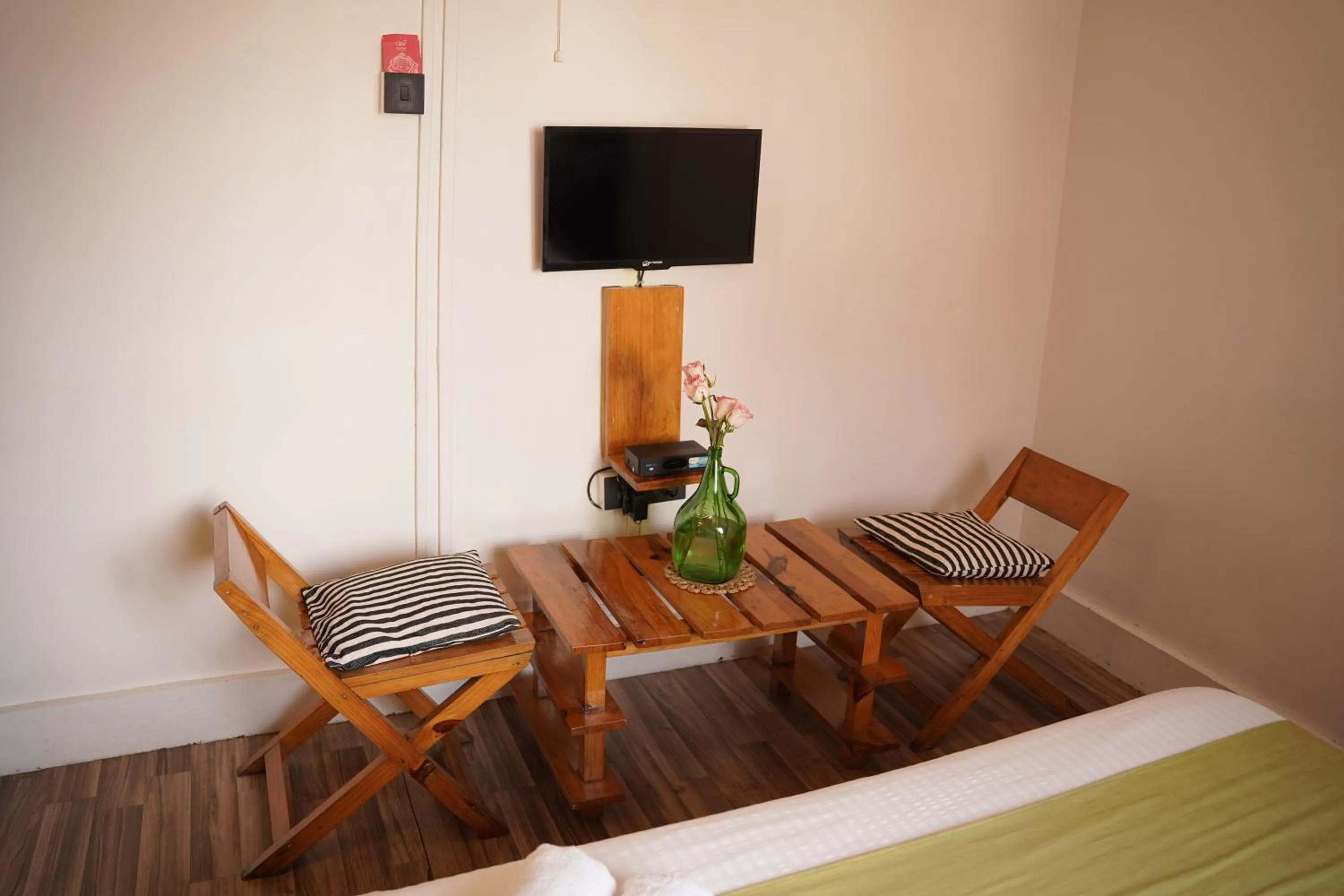 Dining area in The Living Roof