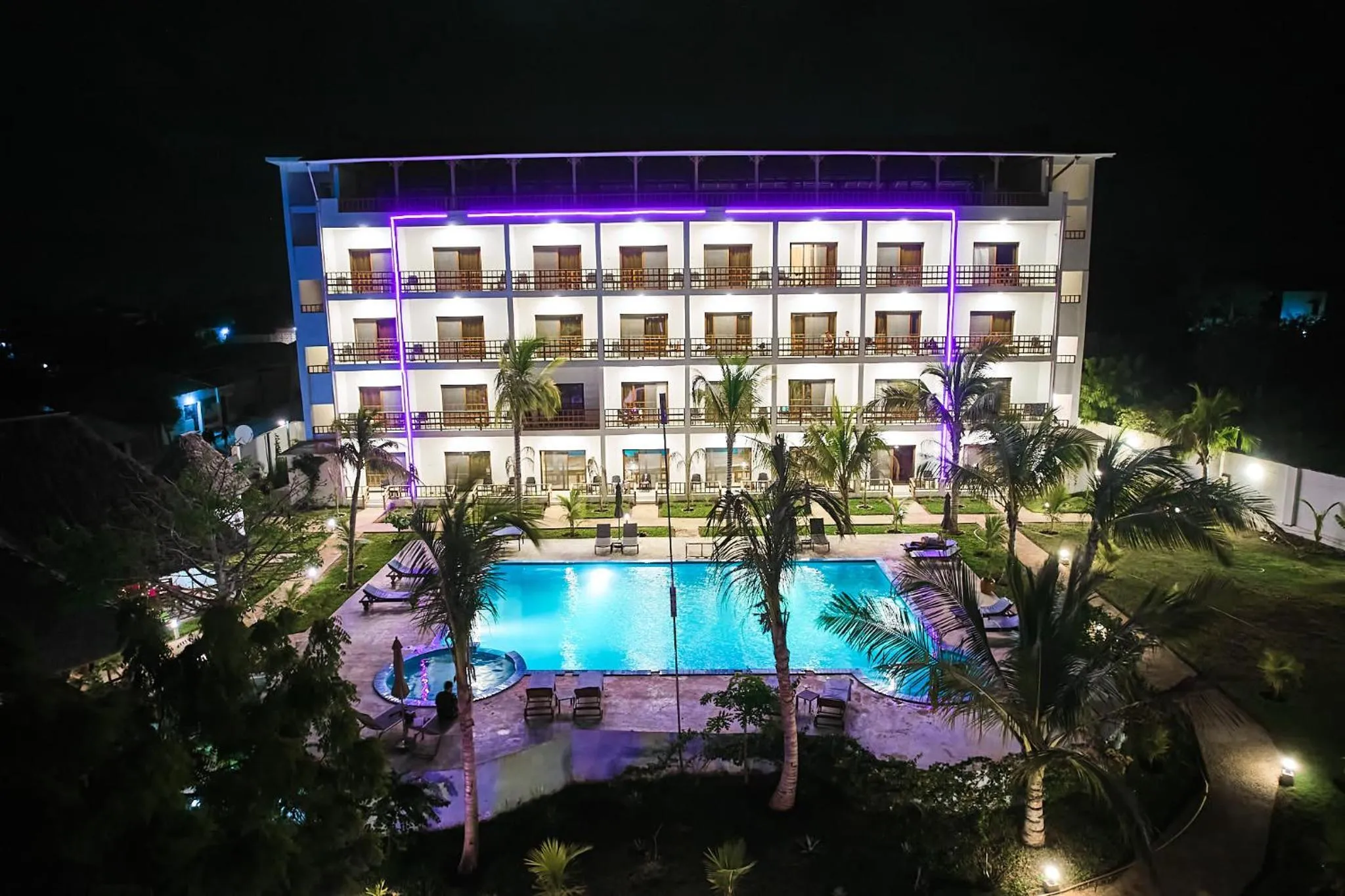 Property building in Malika Nungwi Hotel