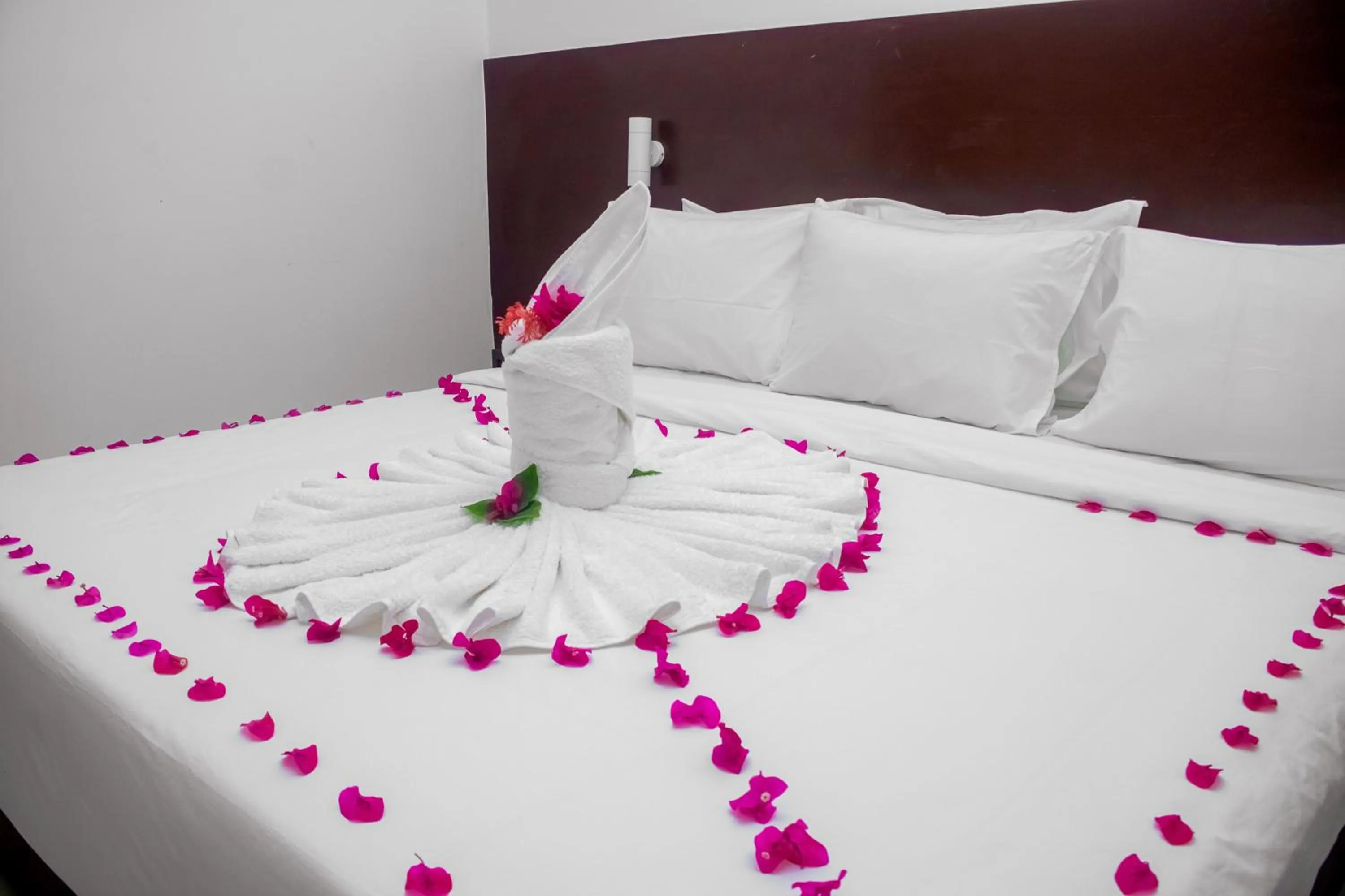 Bed in Malika Nungwi Hotel