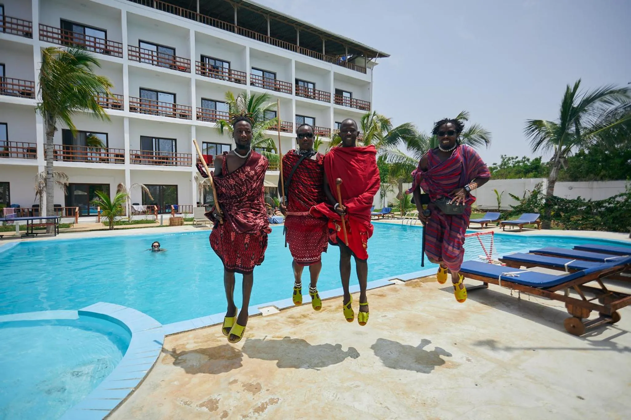 Staff in Malika Nungwi Hotel