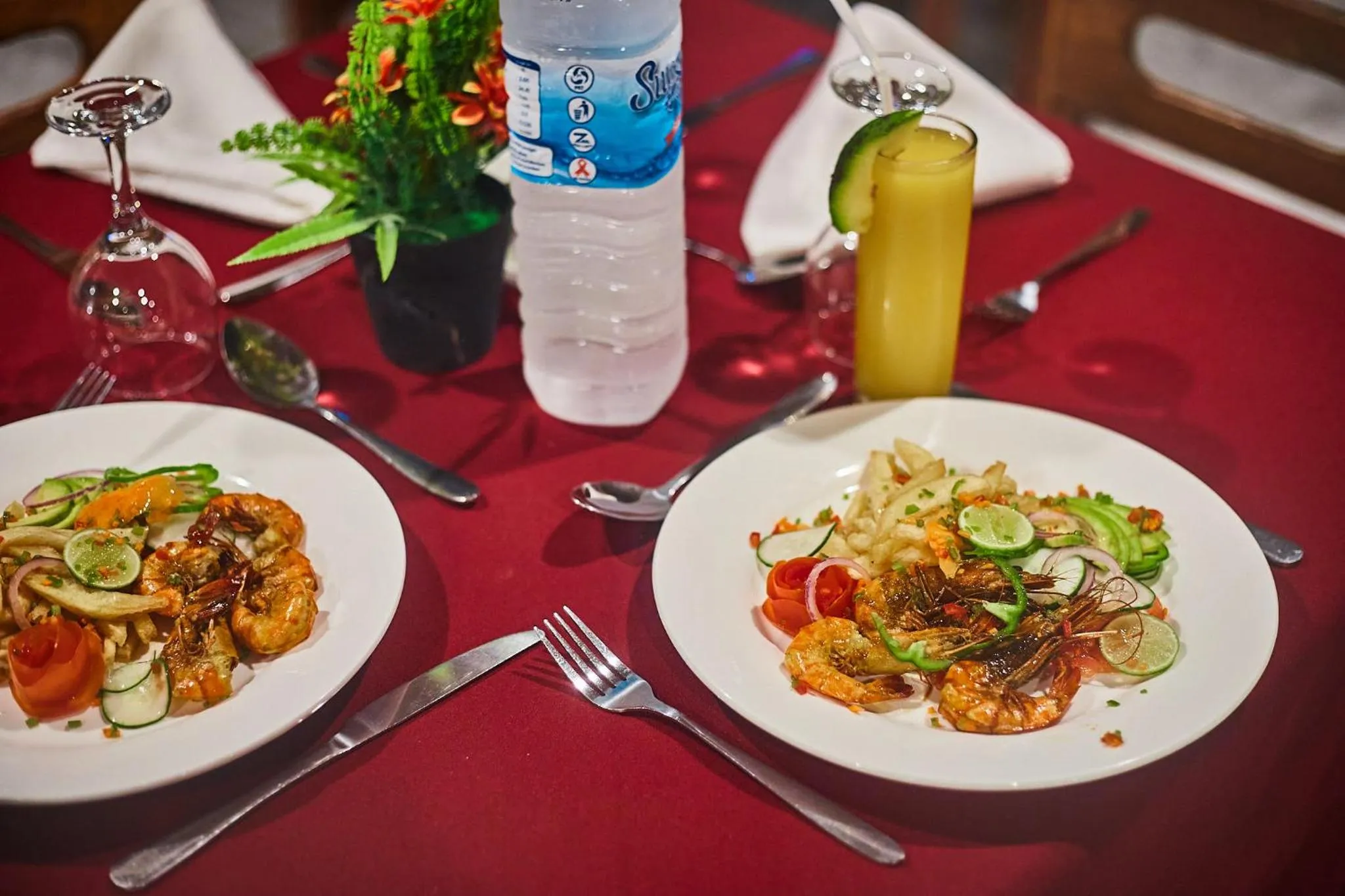 Food in Malika Nungwi Hotel