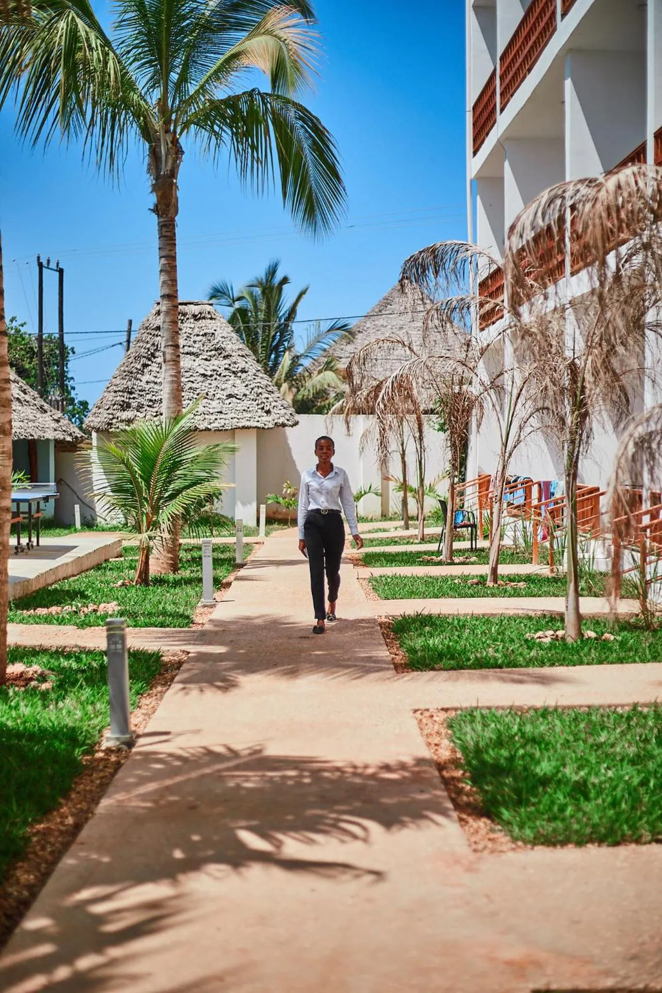 Staff in Malika Nungwi Hotel