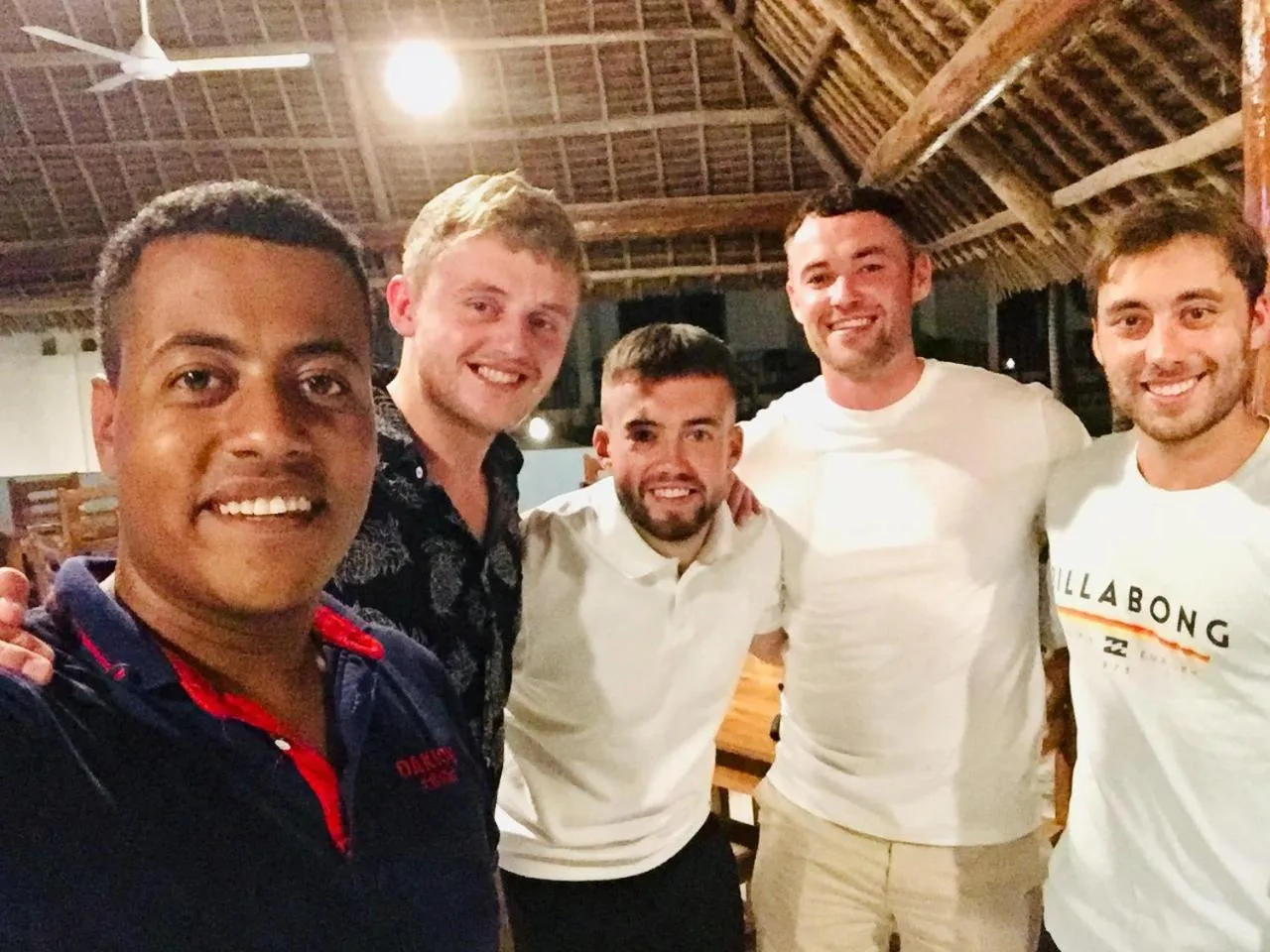 group of guests in Malika Nungwi Hotel