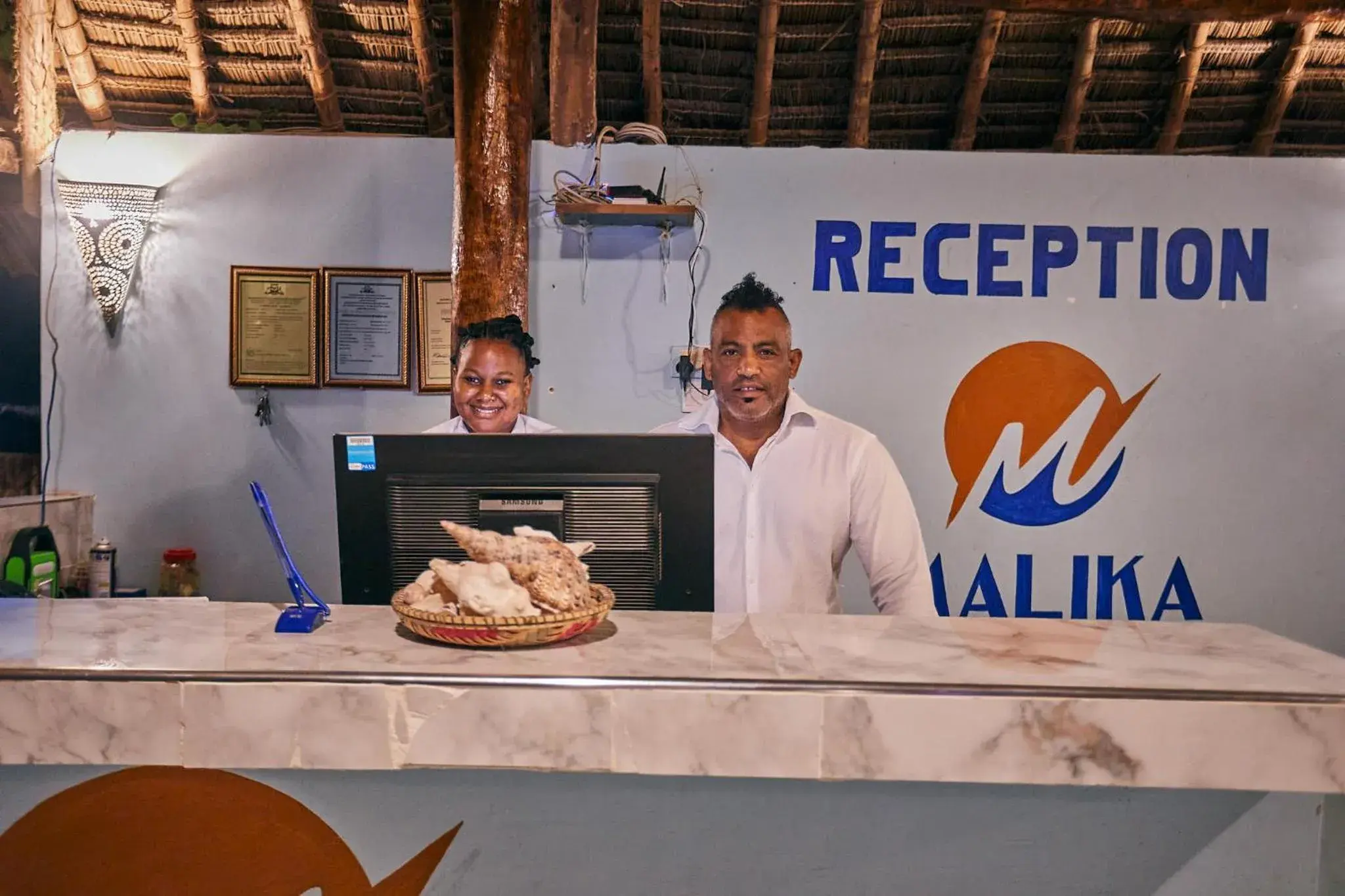 Lobby or reception in Malika Nungwi Hotel Lobby or reception in Malika Nungwi Hotel