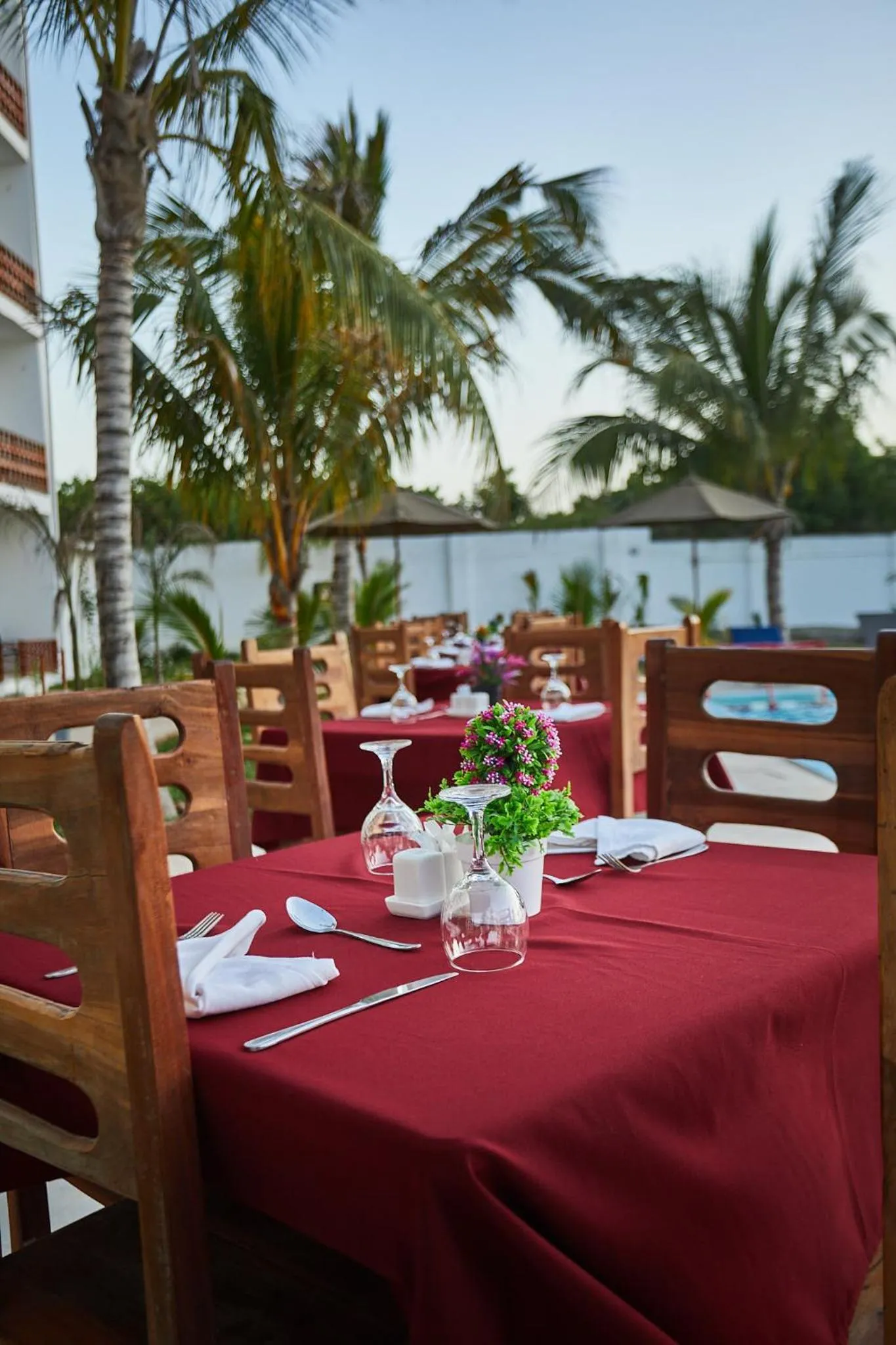 Restaurant/places to eat in Malika Nungwi Hotel