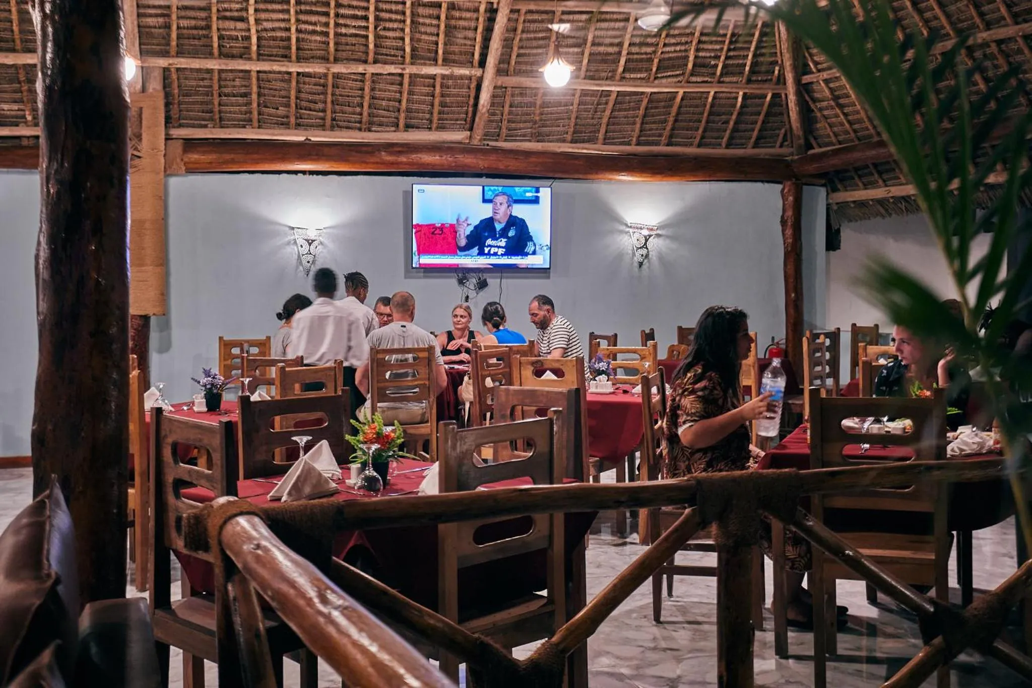 Restaurant/places to eat in Malika Nungwi Hotel