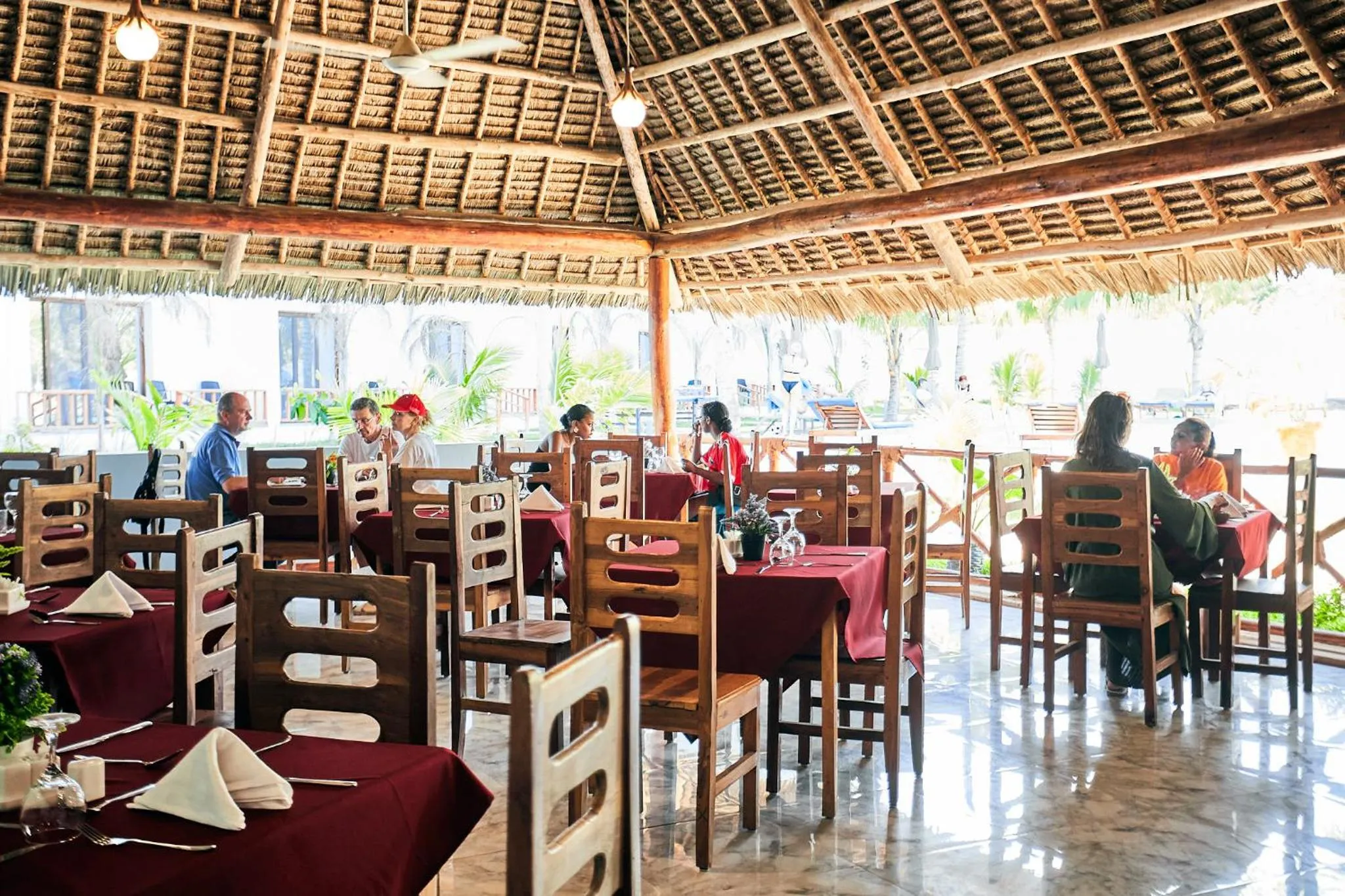 Restaurant/places to eat in Malika Nungwi Hotel