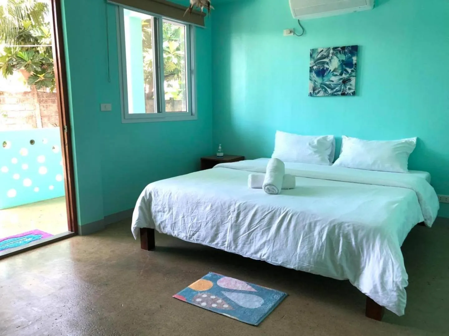 View (from property/room), Bed in In Dai Aquasports and Beach Resort