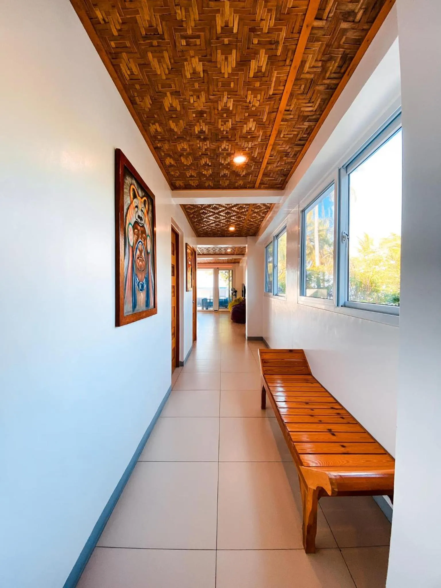 Living room in In Dai Aquasports and Beach Resort