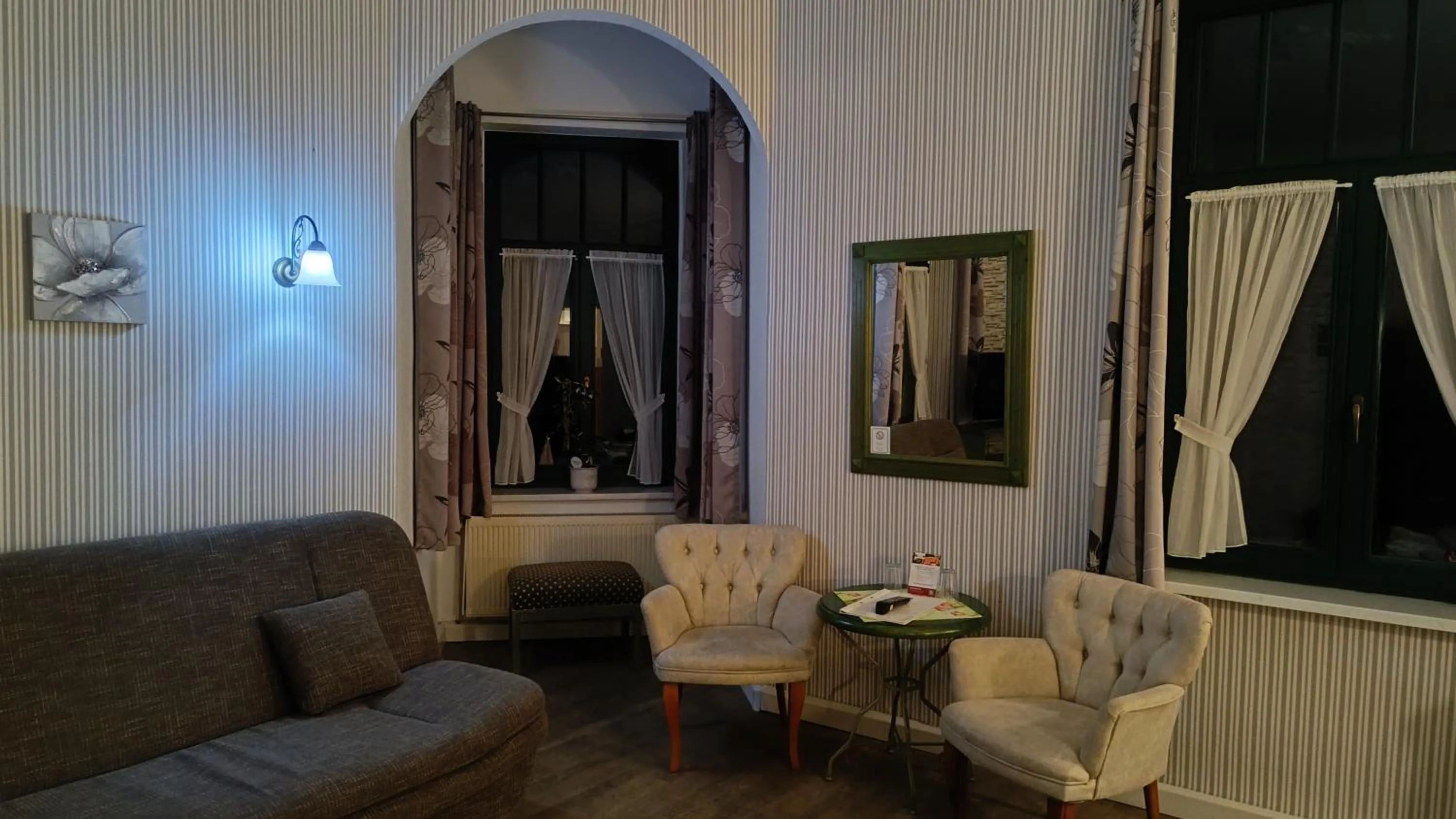 Seating area in Hotel Villa Alice